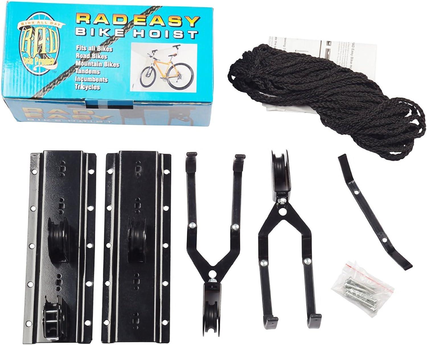 2005 Products Heavy Duty Bike Lift Hoist for Garage Storage 100 lbs Mountain Bicycle