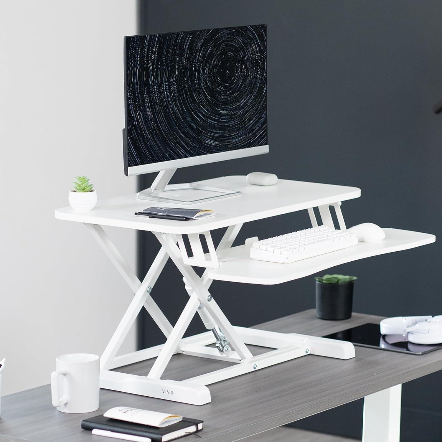 VIVO Height Adjustable Standing Desk Converter (DESK-V000K Series)