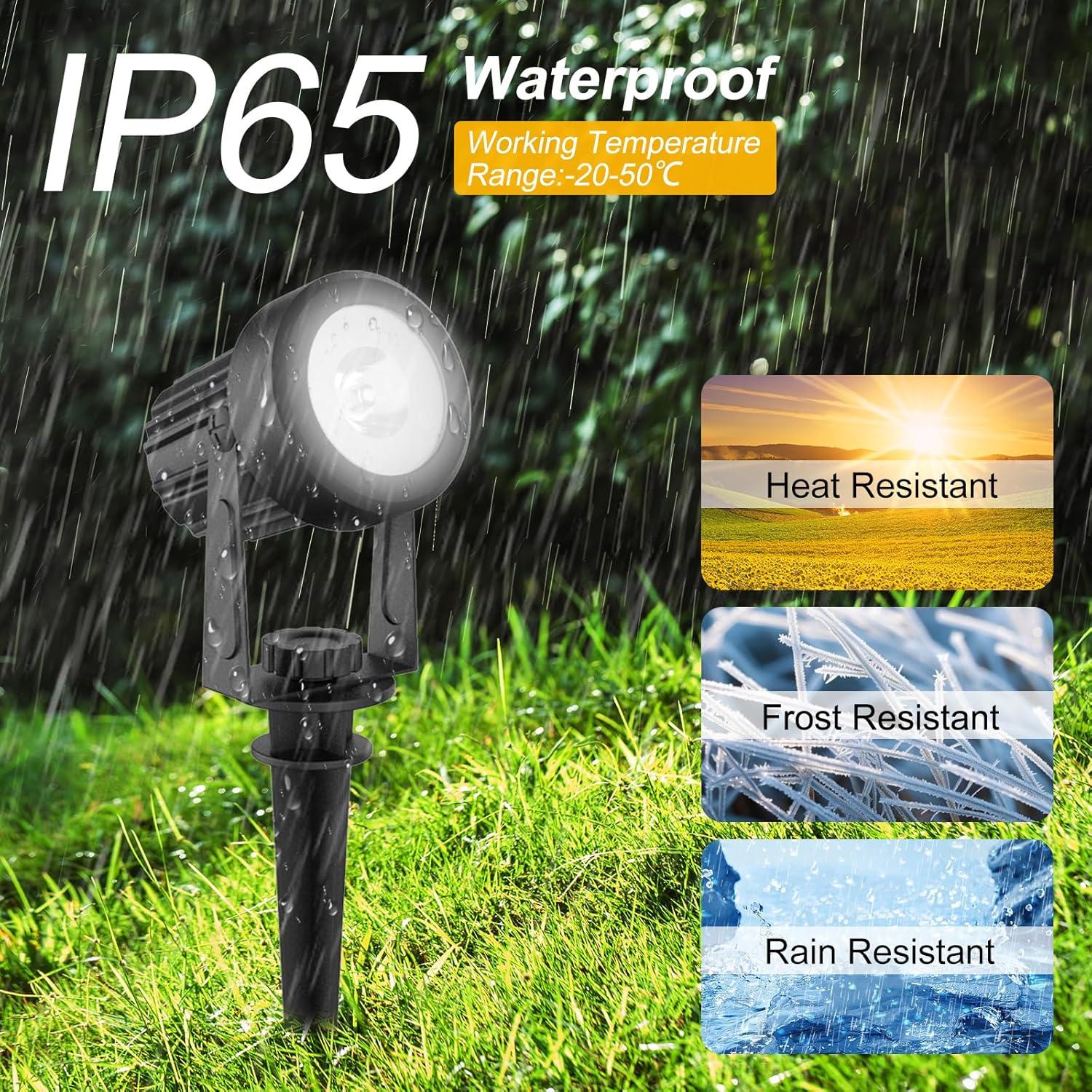 outdoors Solar Spotlights IP65 LED Lights Outdoor Landscaped Courtyard Garden Solar lamp