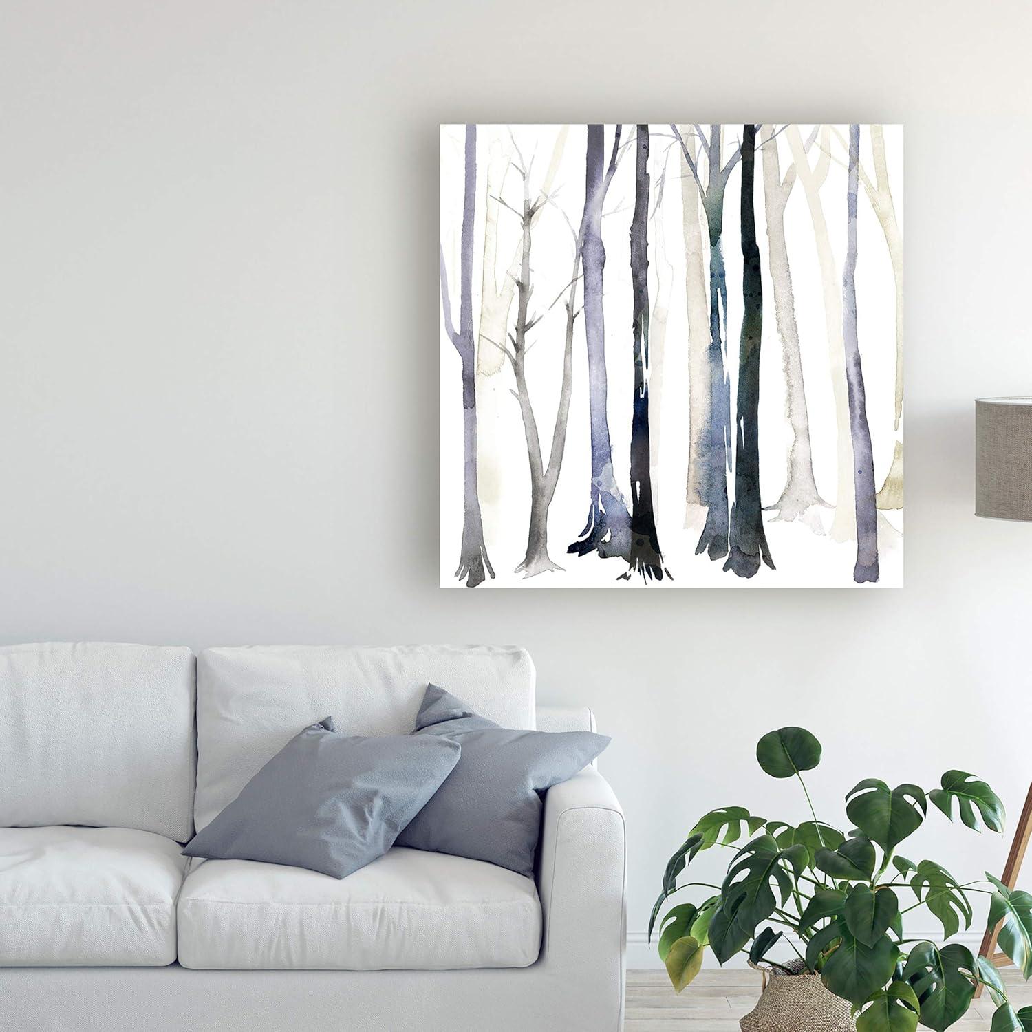 Trademark Fine Art 'In the Forest Trees II' Canvas Art by Grace Popp