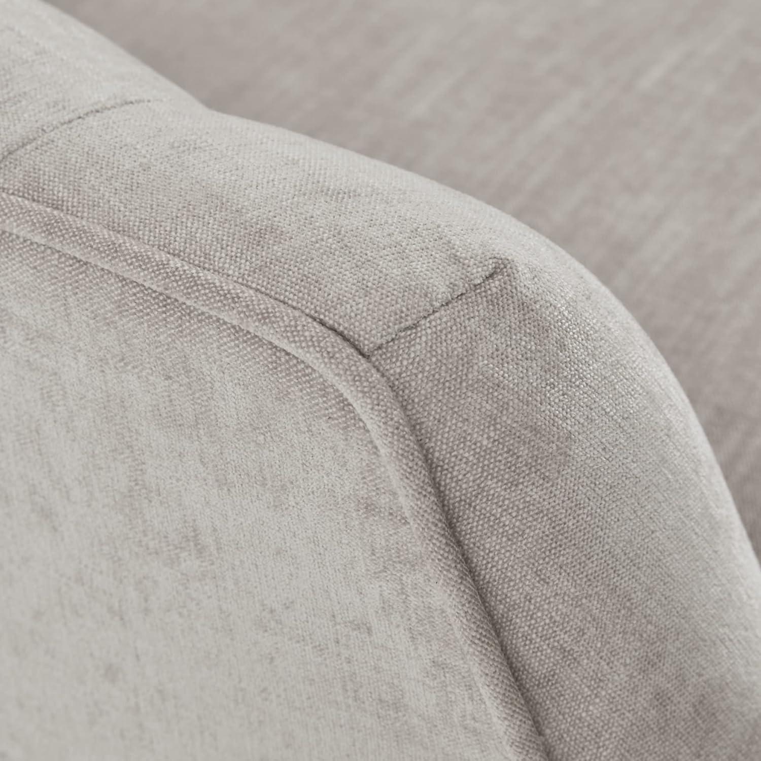 Madison Park Calvin Swivel Chair with Natural Finish MP103-1072