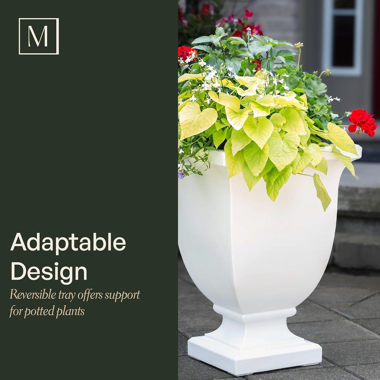Red Barrel Studio® Arvia Self Water Resin Urn Planter