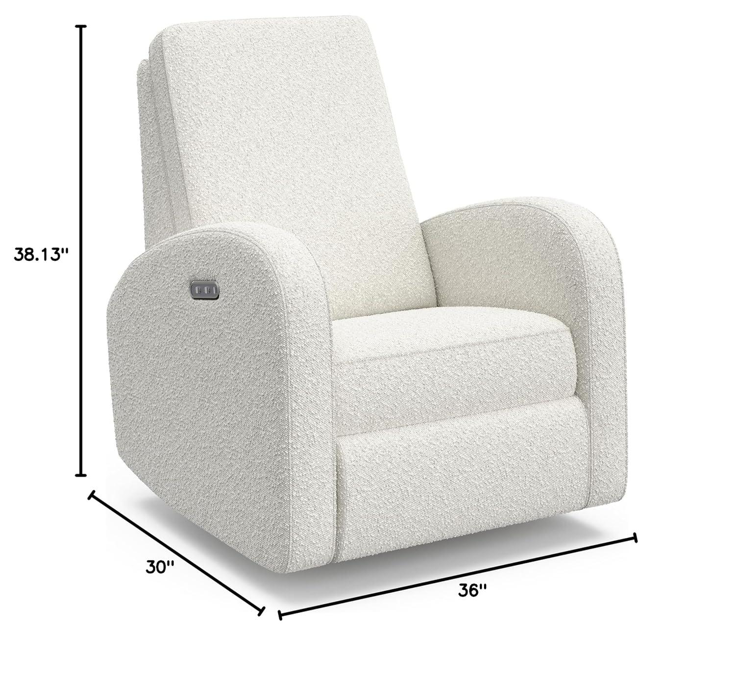 Santa Monica Power Recliner Swivel Glider with USB