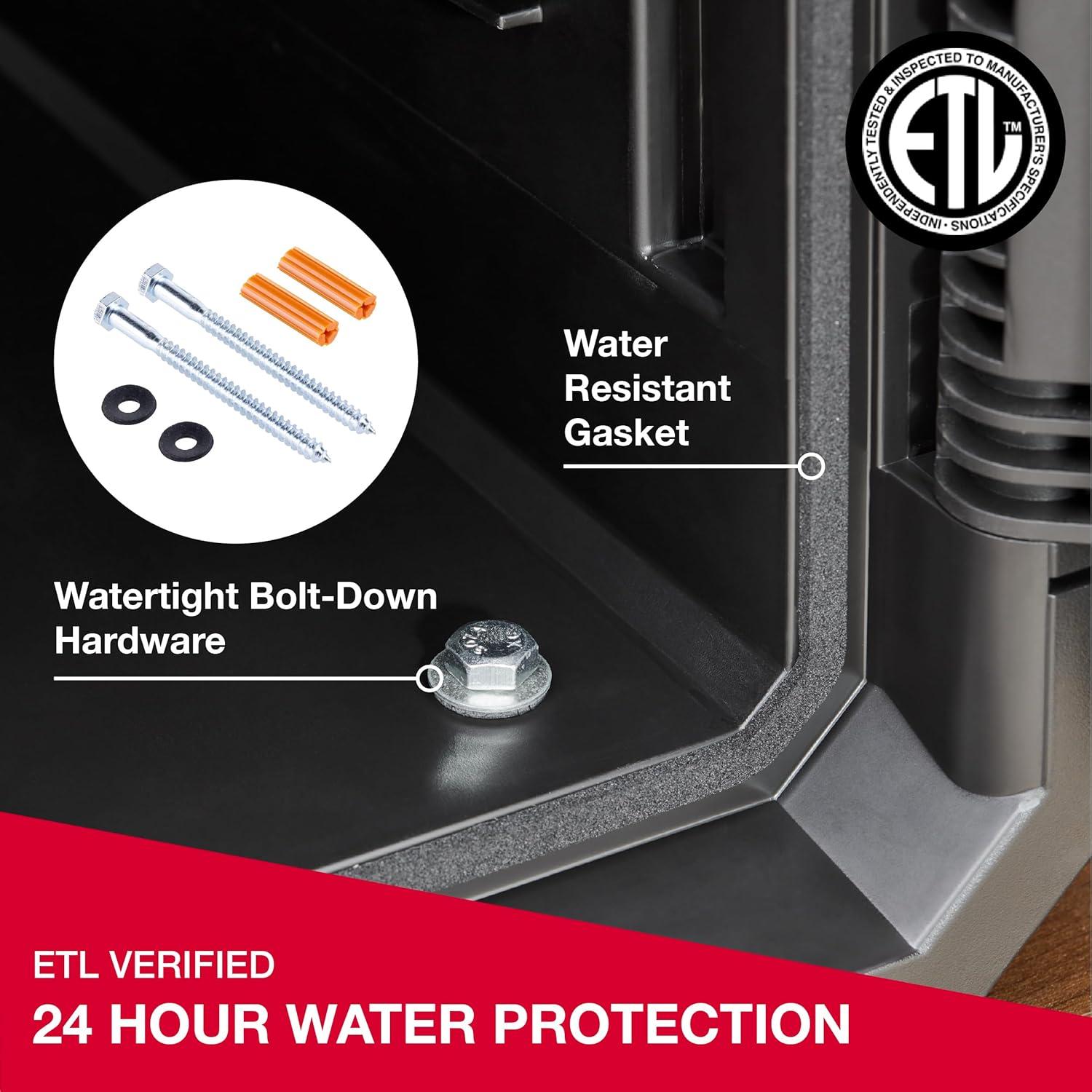 Sentry Safe Home Safe, Fire-Resistant, Water-Resistant with Combination Lock and Override Key