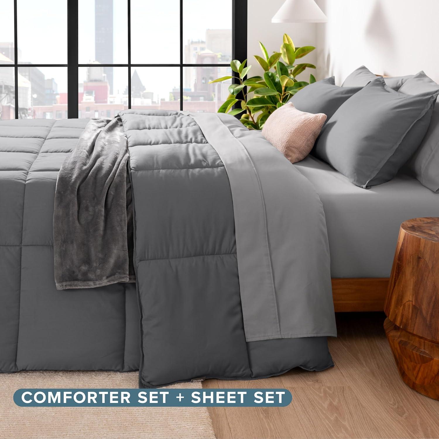 Bare Home Microfiber Complete Bedding Set