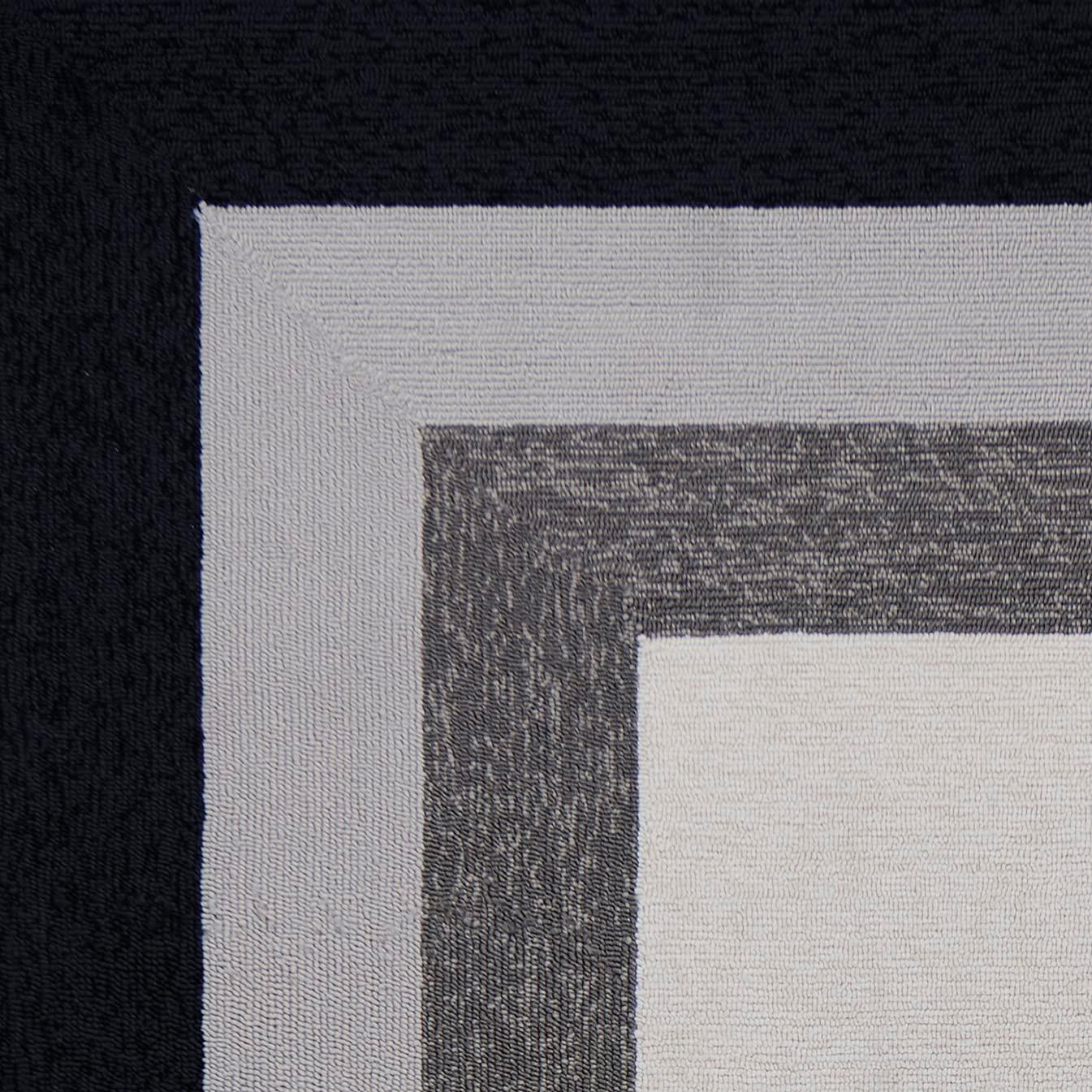 Libby Langdon Rug, 7' Square, Charcoal