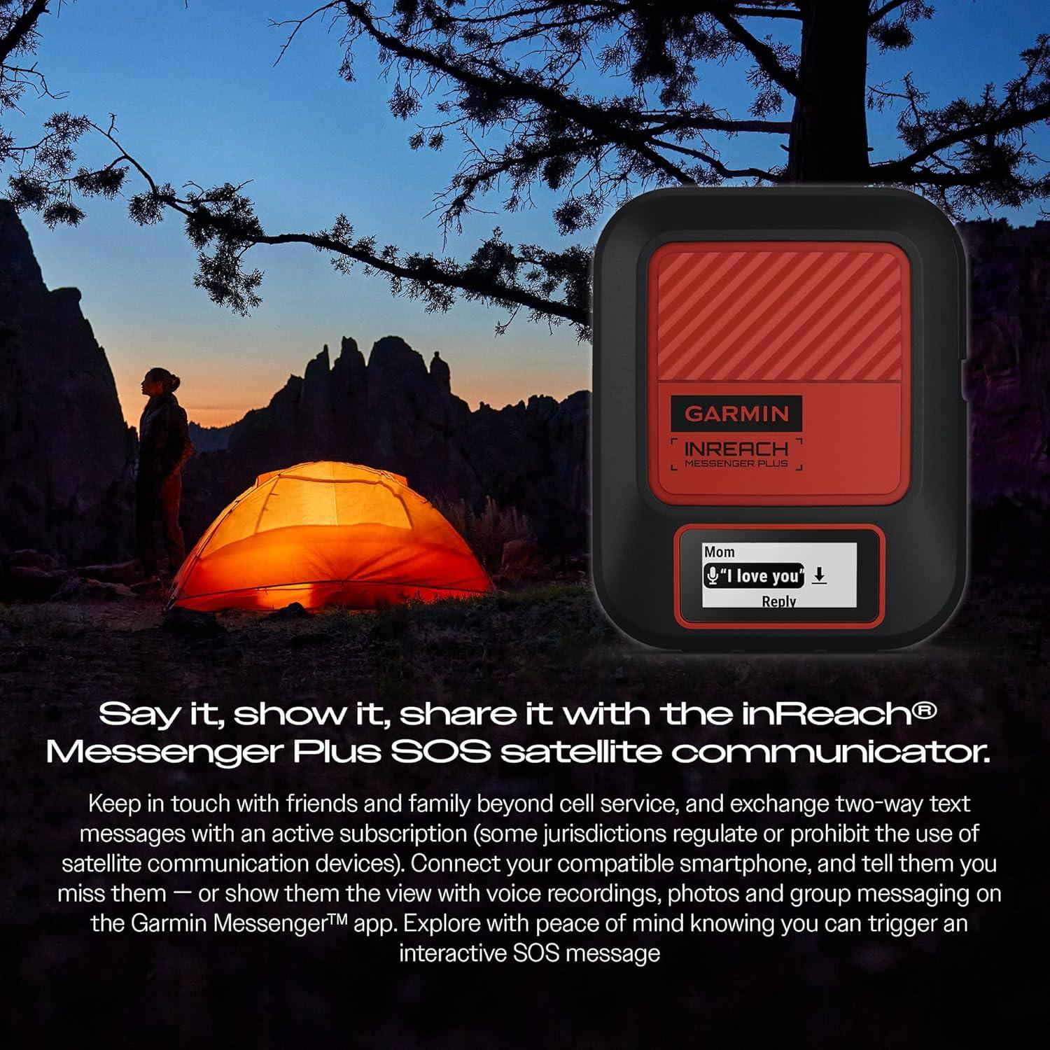 Garmin inReach Messenger Plus SOS Satellite Communicator  Handheld Only