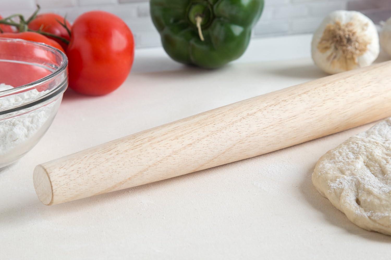 20-Inch Beechwood French Tapered Rolling Pin