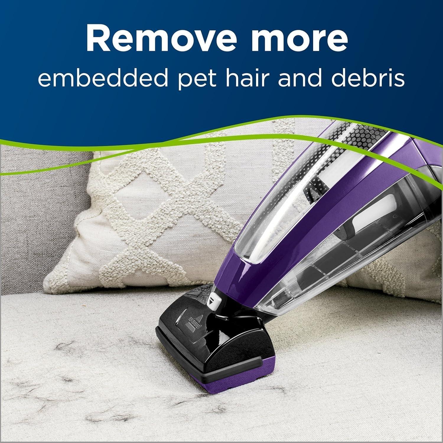 BISSELL Lithium Ion Bagless Handheld Vacuum, Purple, 2390