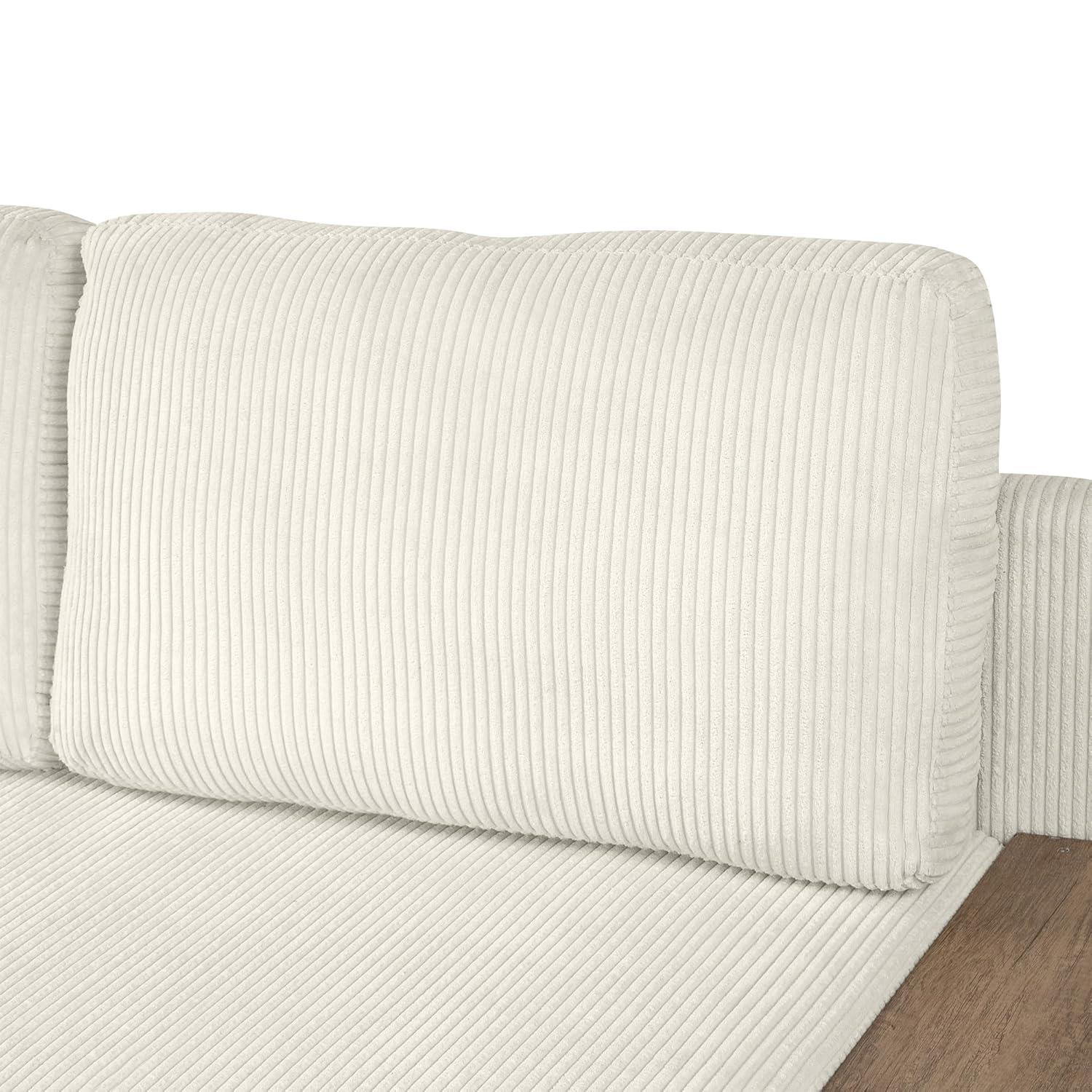 114" L-shaped Sofa Sectional Sofa with Two USB Ports and Two Power Sockets, A Storage Drawer and A Reversible Chaise Lounge for Living Room