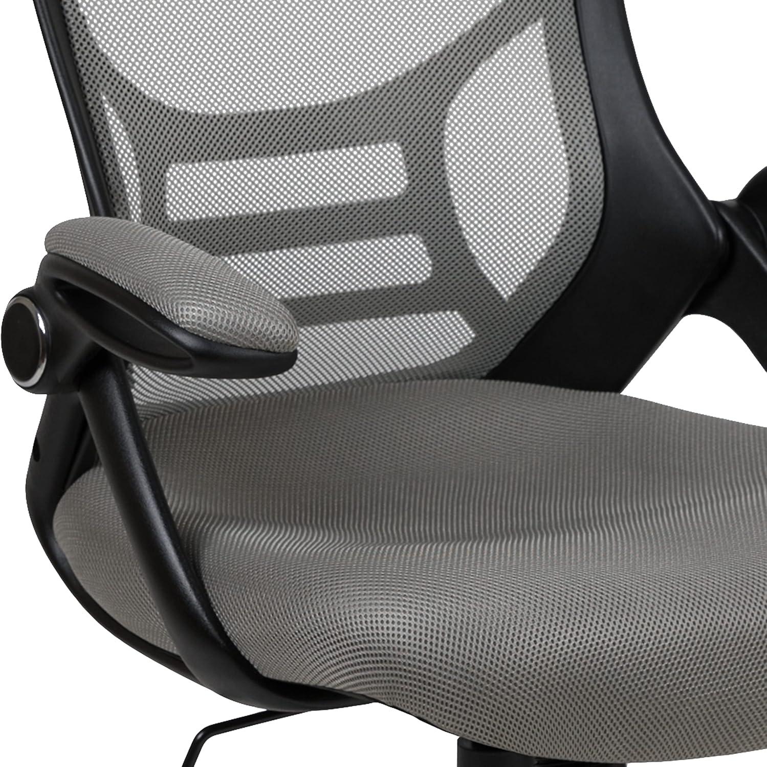 Flash Furniture High Back Mesh Ergonomic Swivel Office Chair with Flip-up Arms