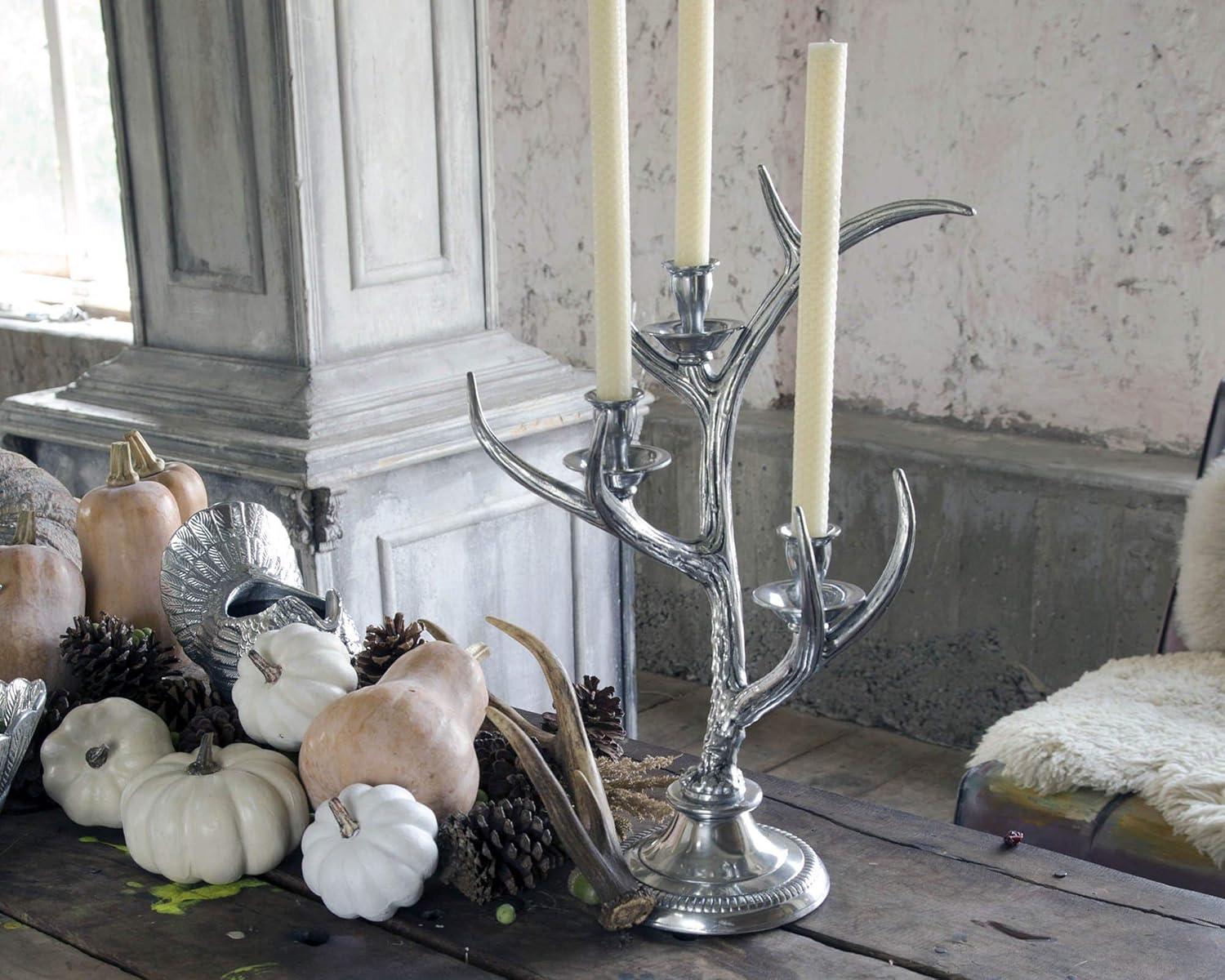 Antler 17.50'' H Metal Tabletop Candelabra