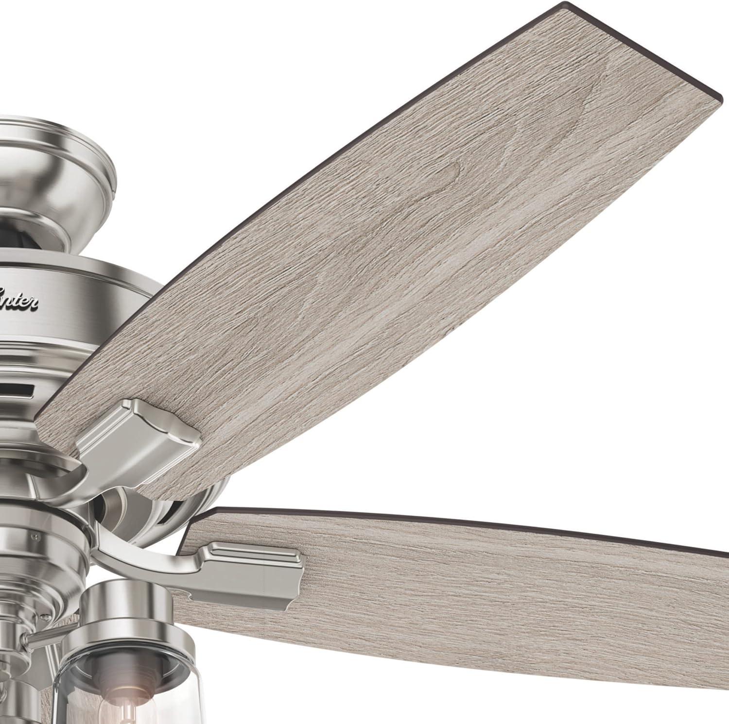 52" Bennett 5 - Blade Standard Ceiling Fan With Light Kit