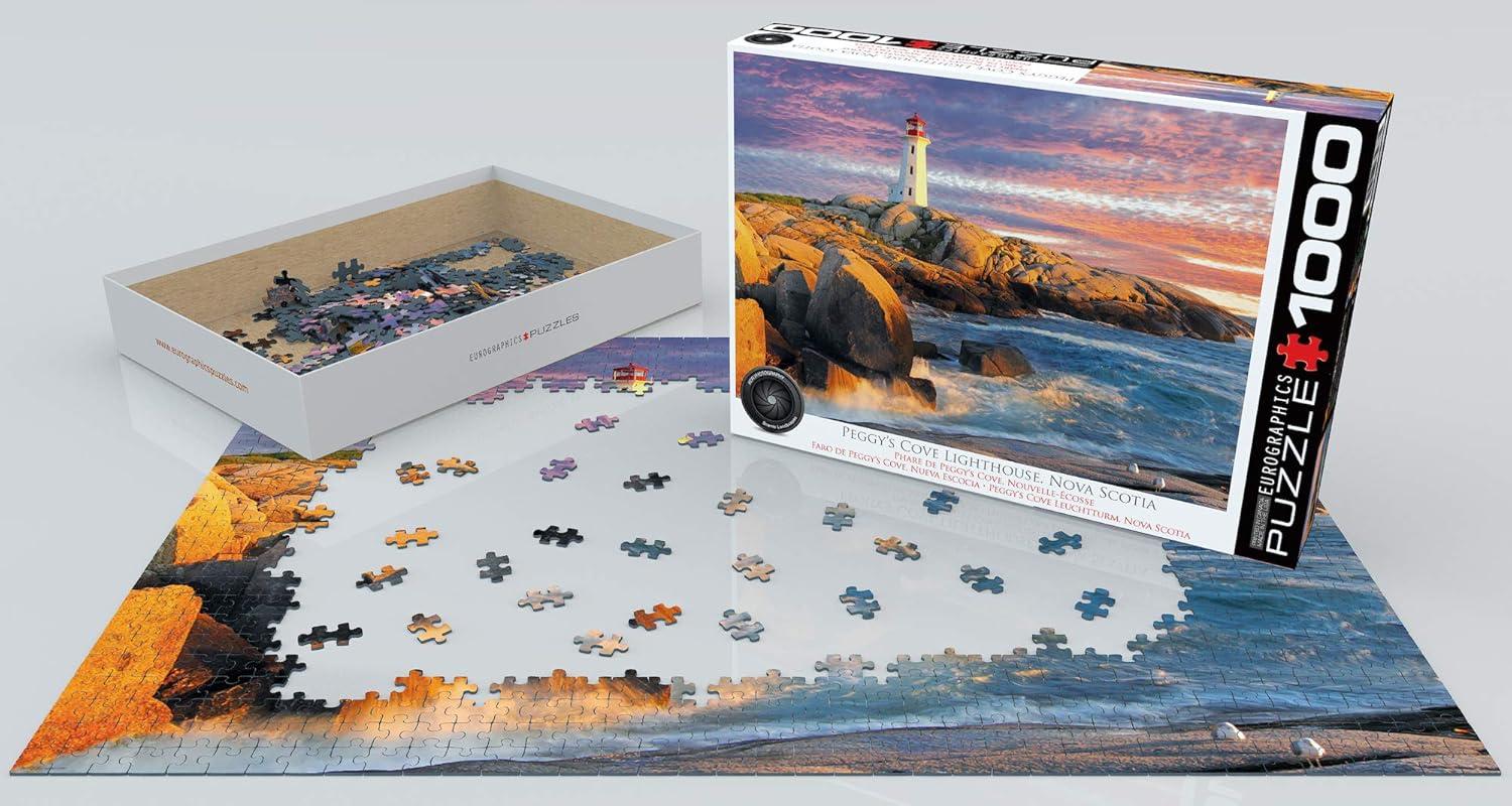 Peggy's Cove Lighthouse 1000-Piece Puzle