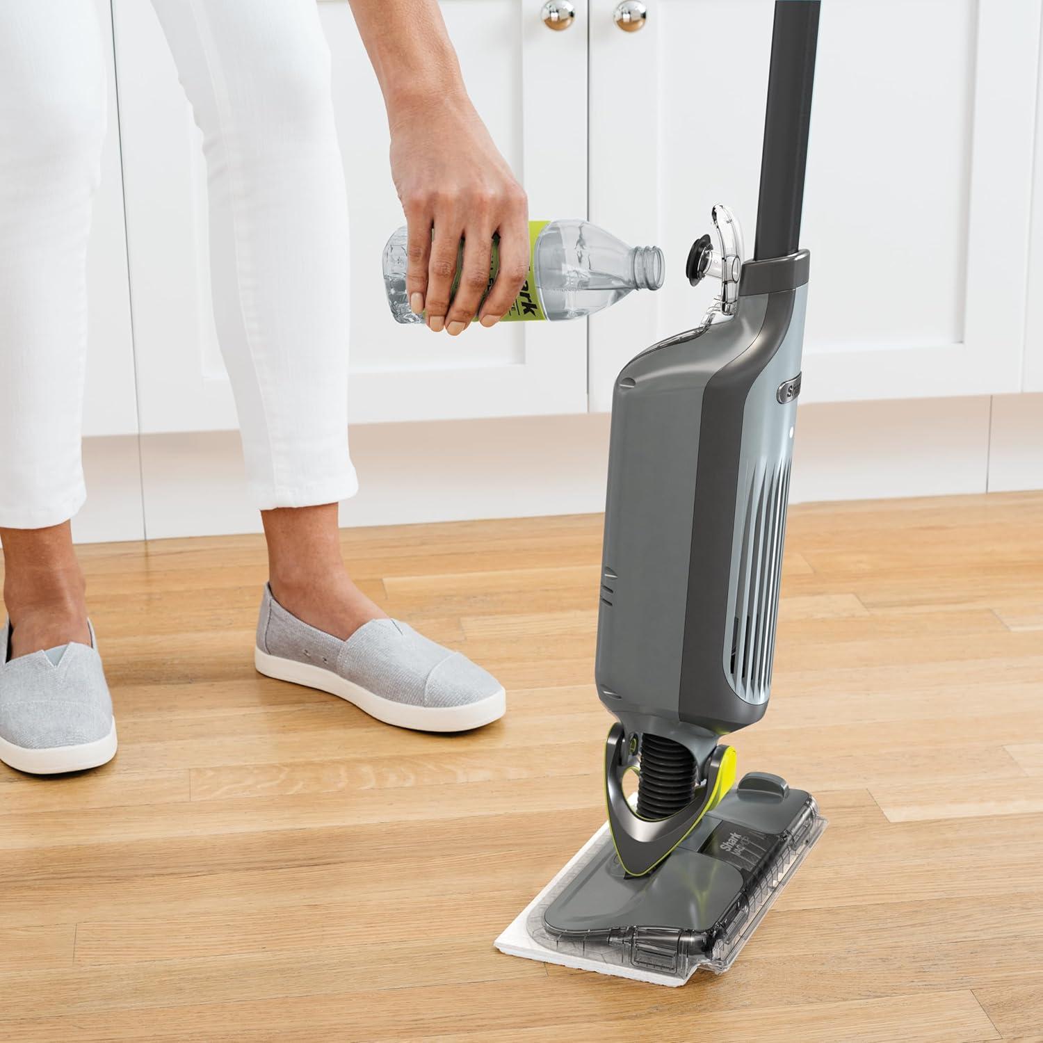 Shark Vacmop Pro Cordless Hard Floor Disposable Pad Vacuum Mop, Charcoal Gray