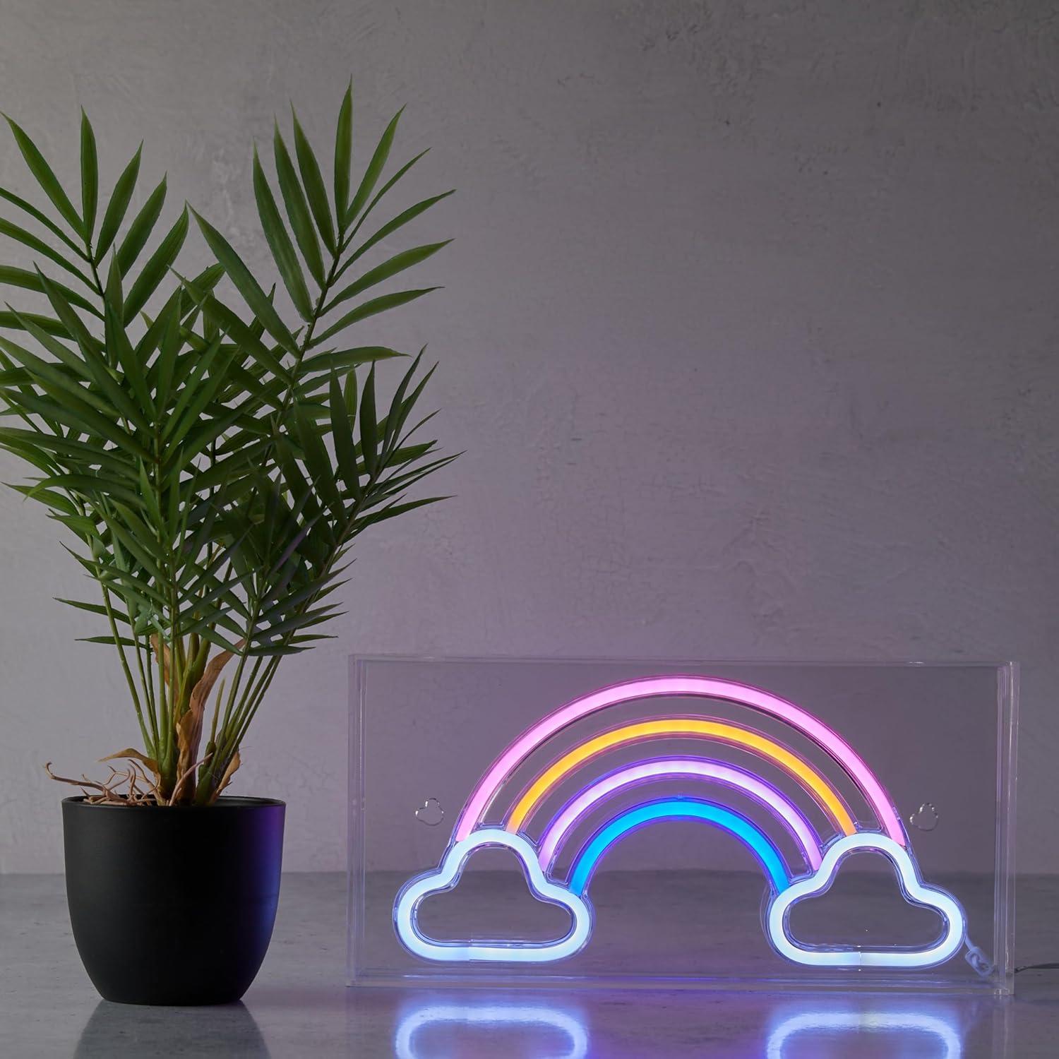 Neon Art Desktop & Wall Signs-Rainbow (NRAINBOW)