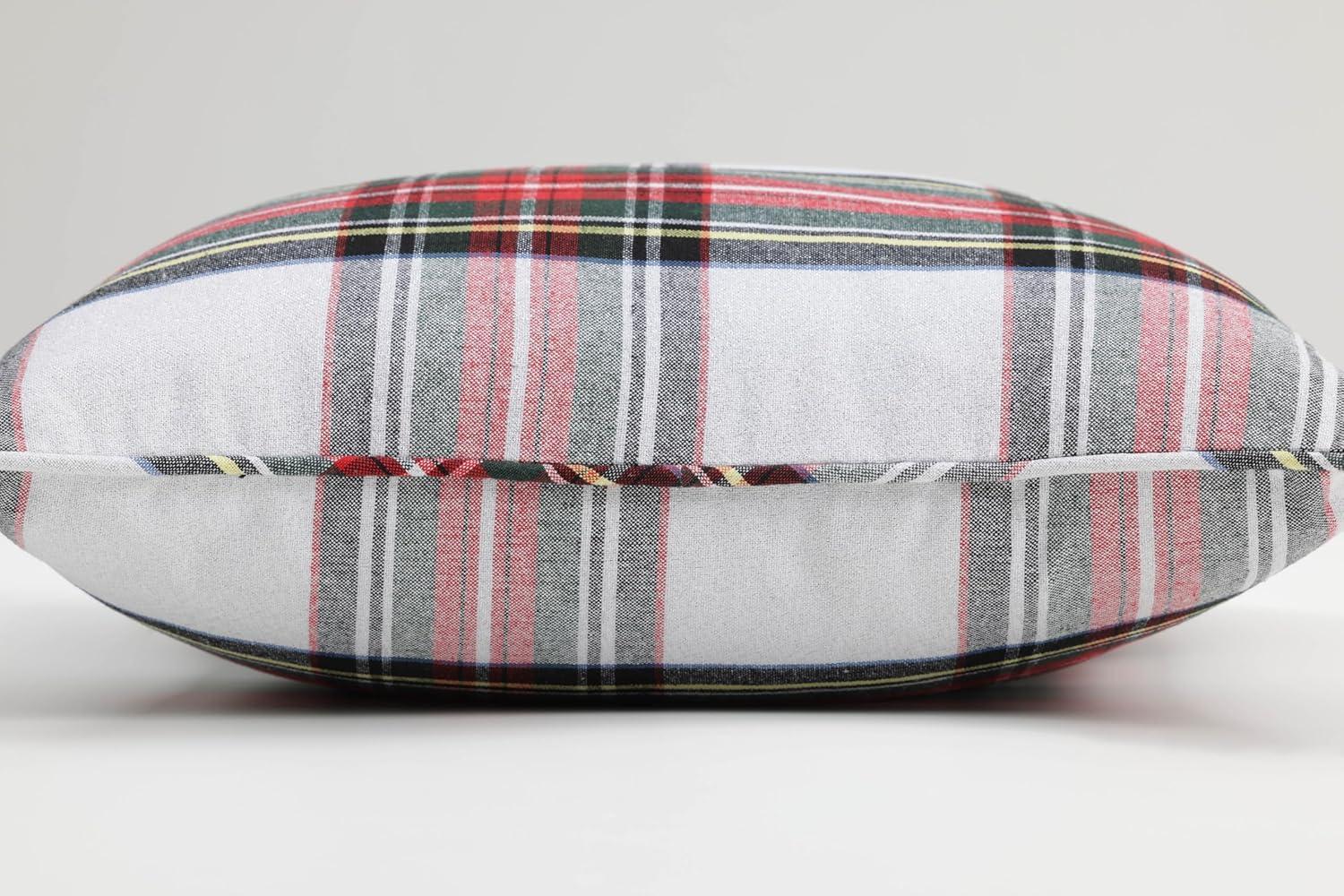 Pillow Perfect Plaid Reversible Throw Pillow