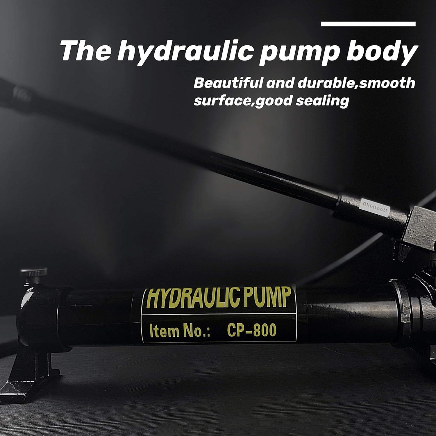 10000 psi Hydraulic Hand Pump 2 Speed Power Pack Hydraulic Lifting Pump