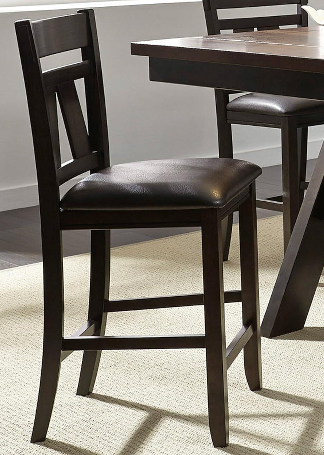 Lawson Black Splat Back Counter Chair (RTA)