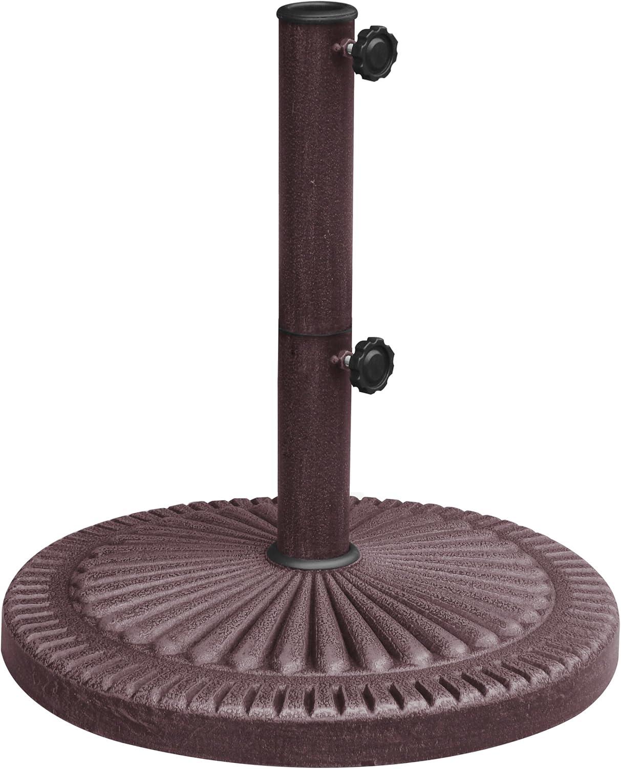 Blue Wave 66-lb Weather-Resistent Umbrella Base in Bronze Resin Finish