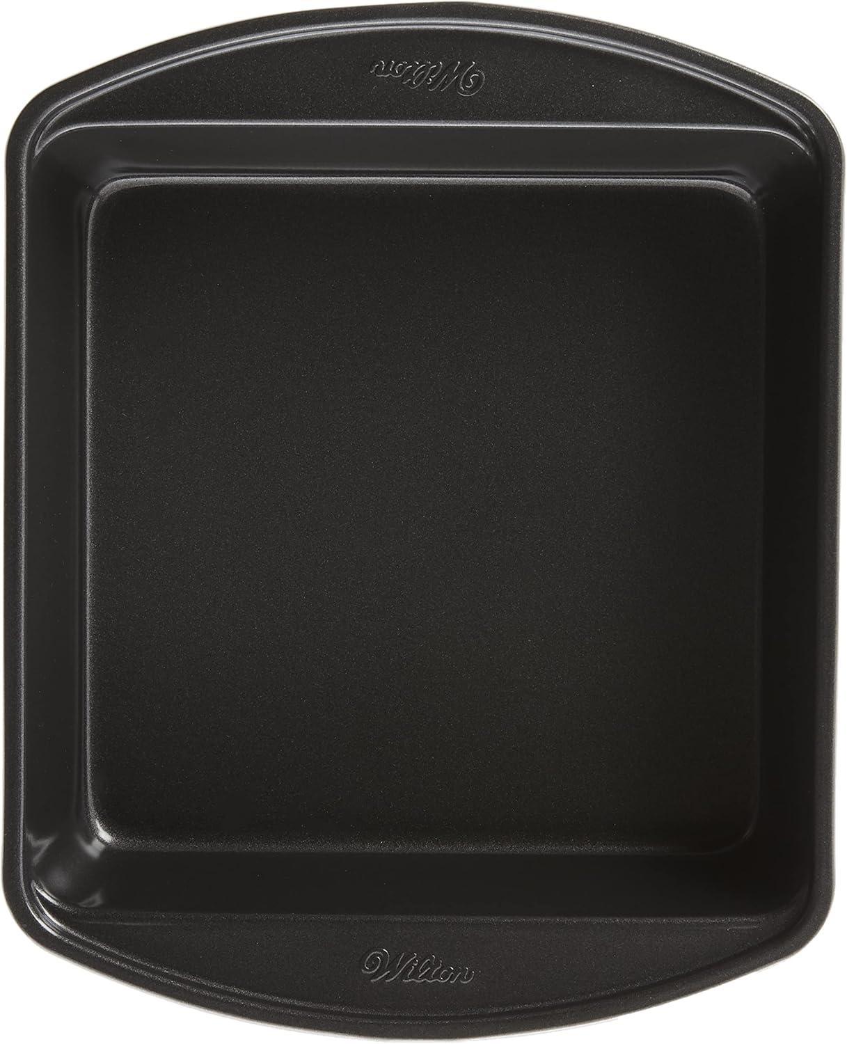 Wilton Premium 8 in. W X 8 in. L Square Cake Pan Gray 1 pk