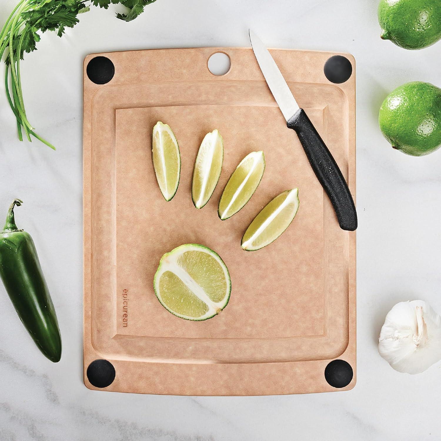 Epicurean All-In-One 11.5 in. L X 9 in. W X 0.25 in. Richlite Paper Composite Cutting Board
