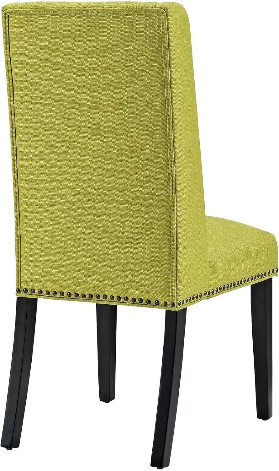 Modway Baron Fabric Dining Chair in Wheatgrass