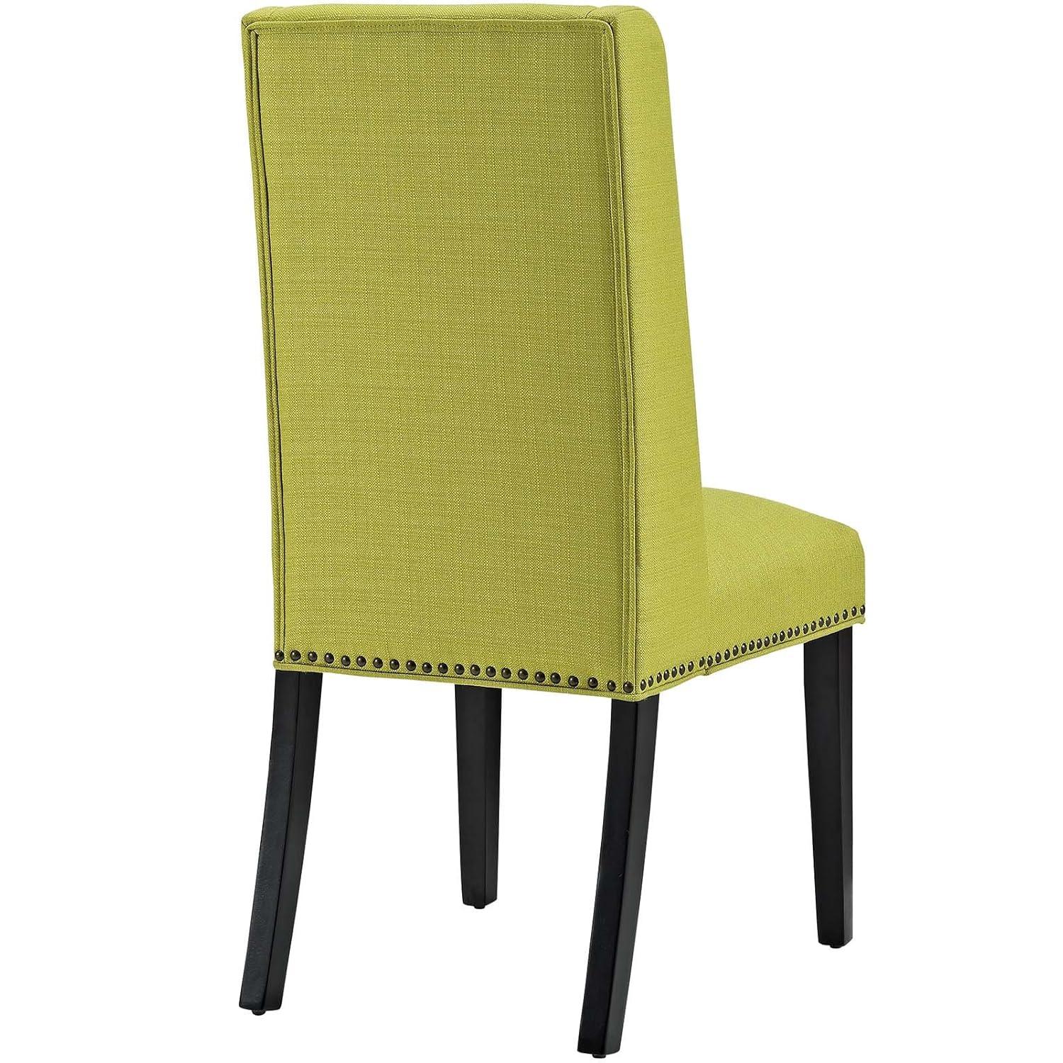 Modway Baron Fabric Dining Chair in Wheatgrass
