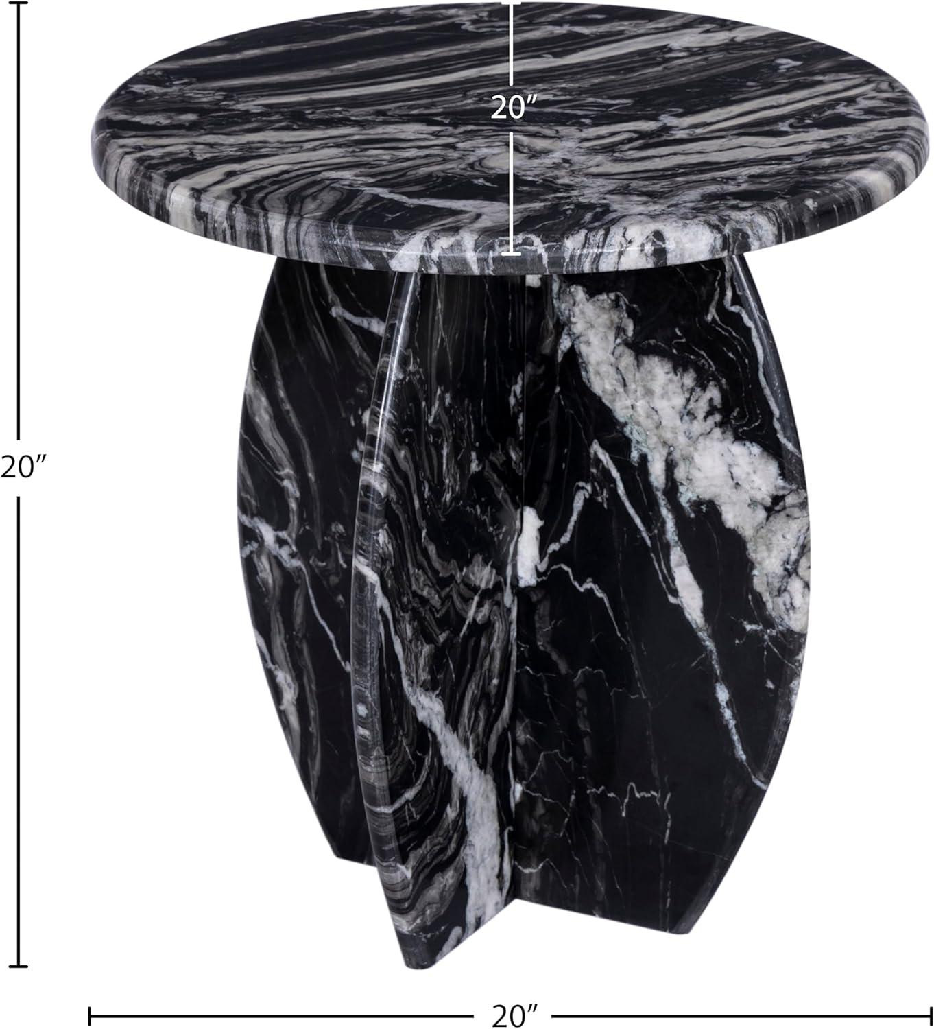 Meridian Furniture Formentera Black End Table