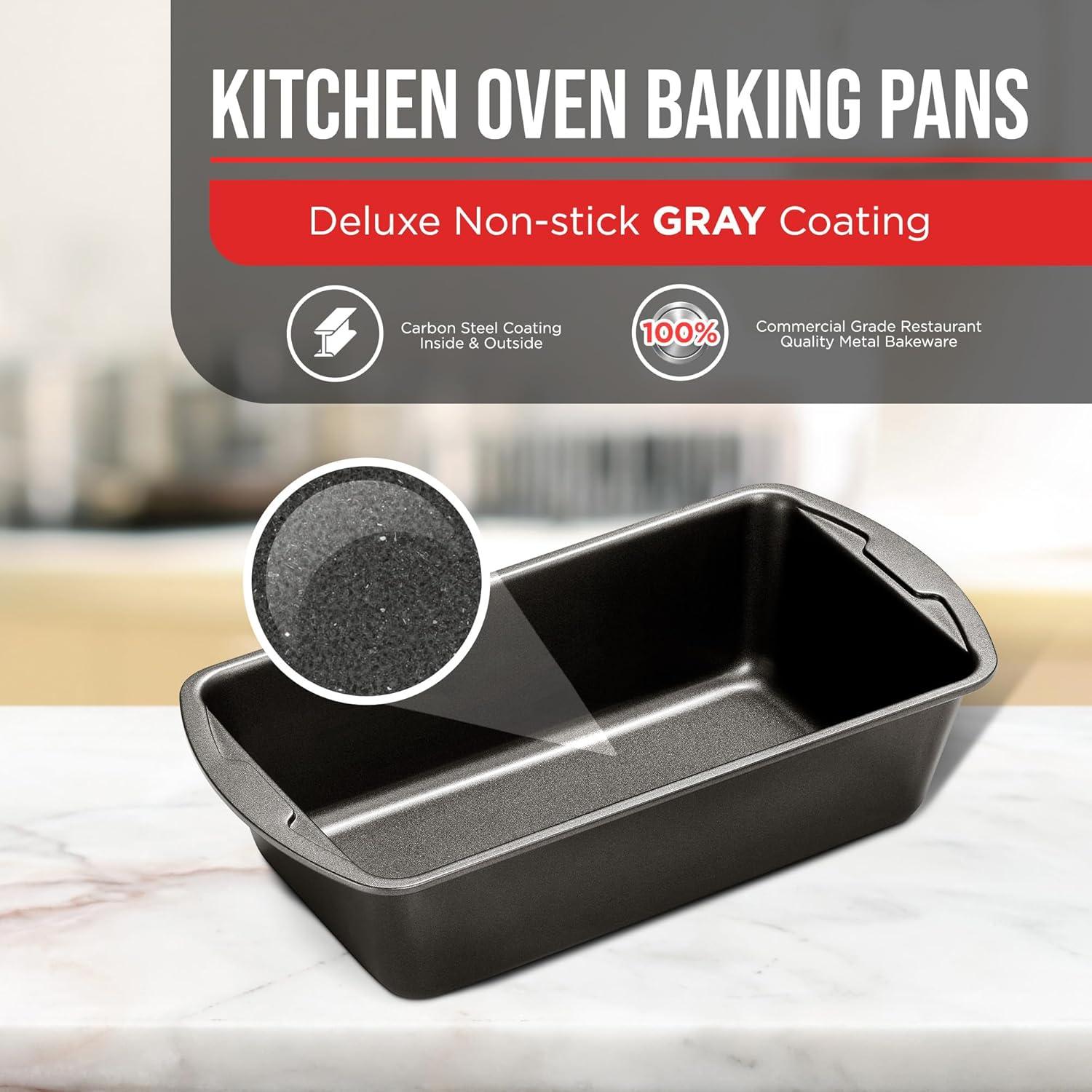 Bakken 4-Piece Nonstick Carbon Steel Loaf Pan Set