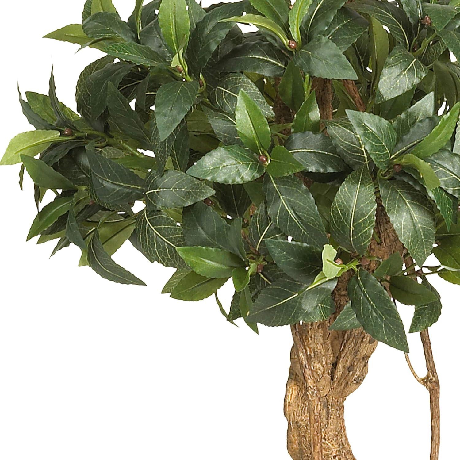 4' Sweet Bay Double Ball Topiary Silk Tree