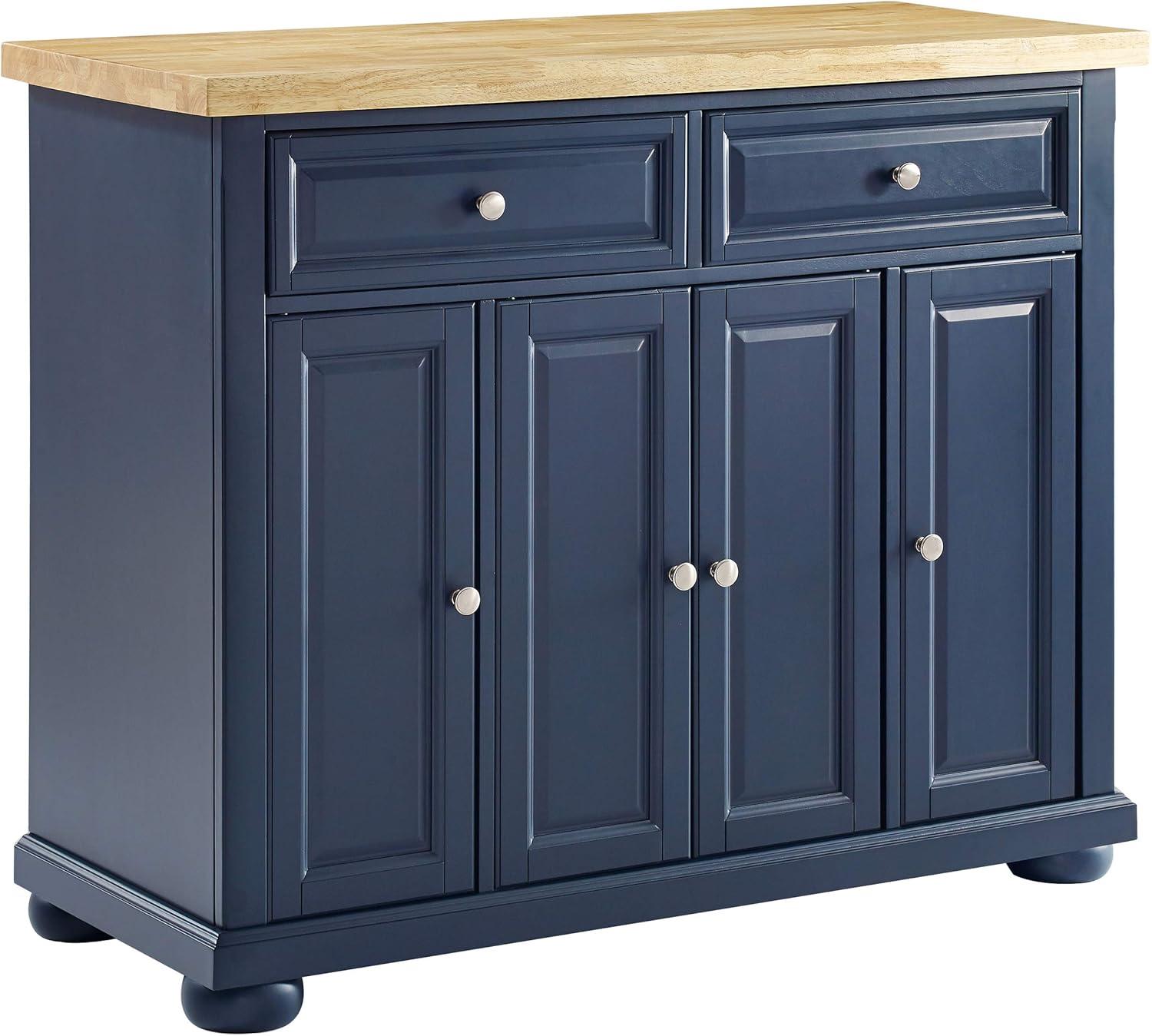 Madison Solid Wood Top Kitchen Island