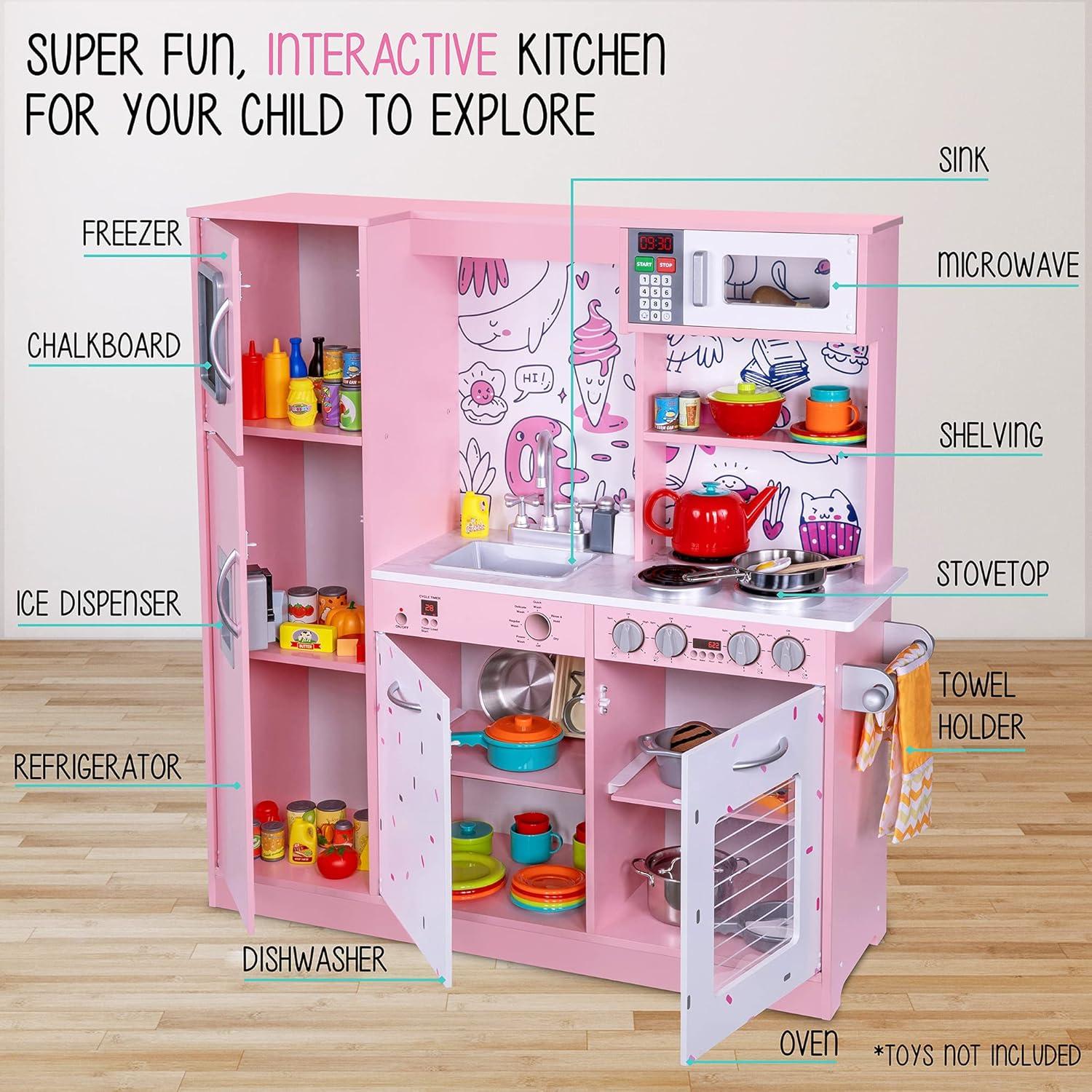 Pretend Wooden Kitchen Set