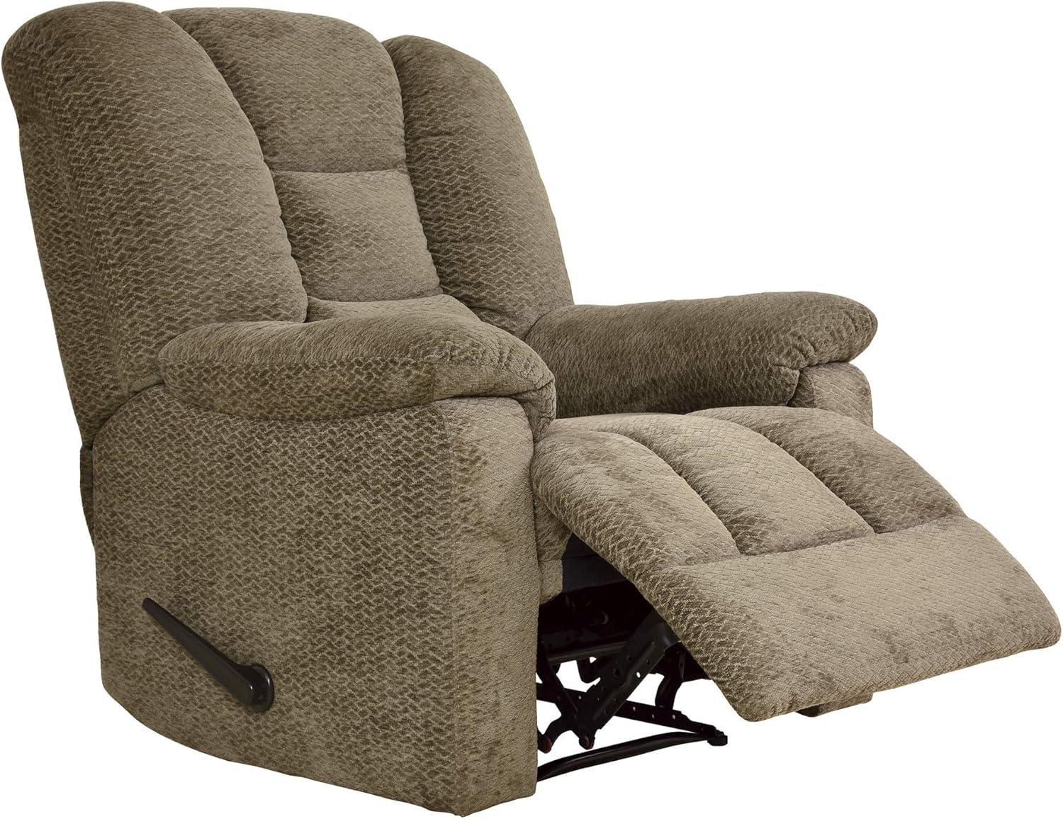 Lexicon Kaylene Chenille Recliner in Brown