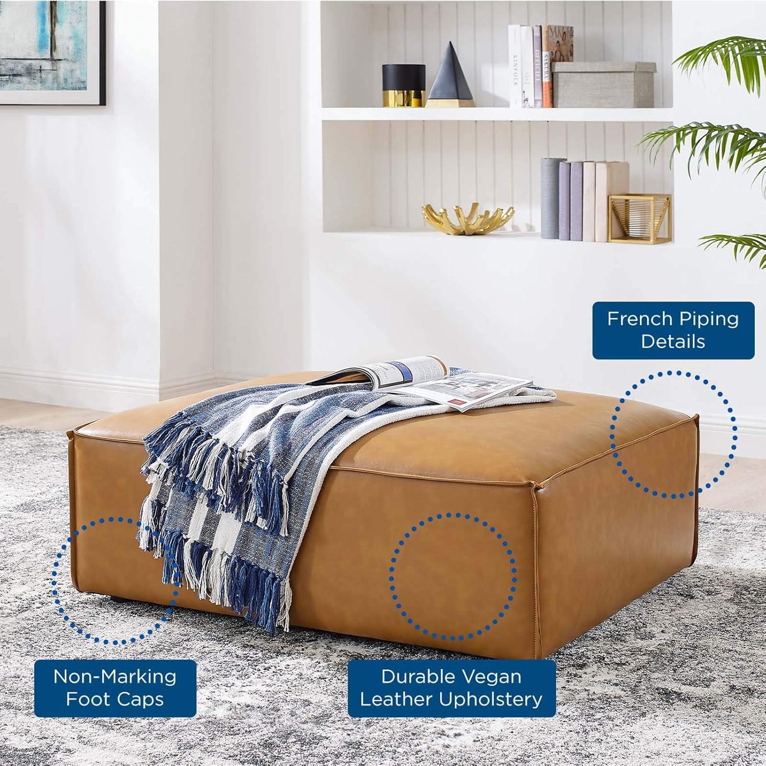 Modway Restore Vegan Leather Ottoman