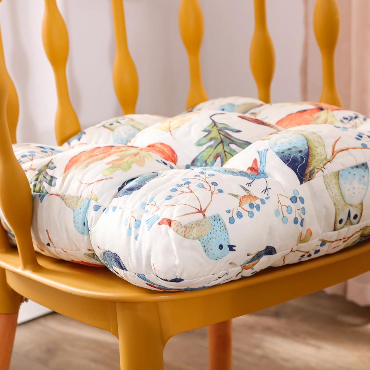 Barefoot Bungalow Quilted Reversible Indoor Chair Pad Cushion