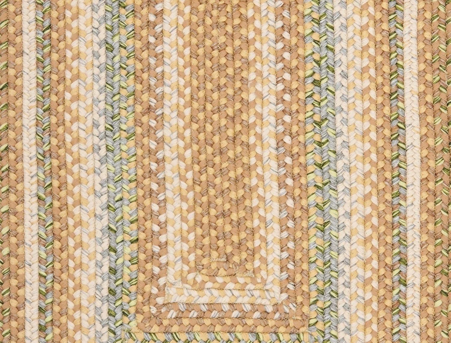 Braided BRD314 Hand Woven Accent Rug - Tan/Multi - 2'x3' - Safavieh.