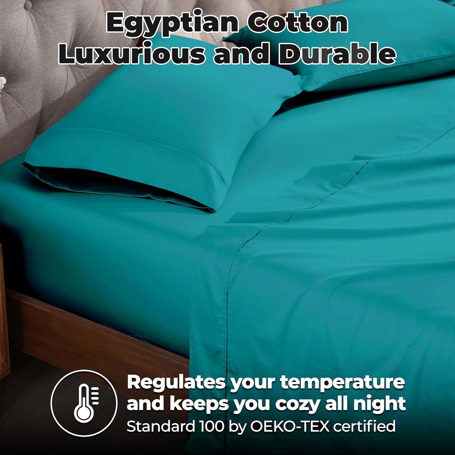 Superior Egyptian Cotton 300 Thread Count Solid Pillowcases (Set of 2)