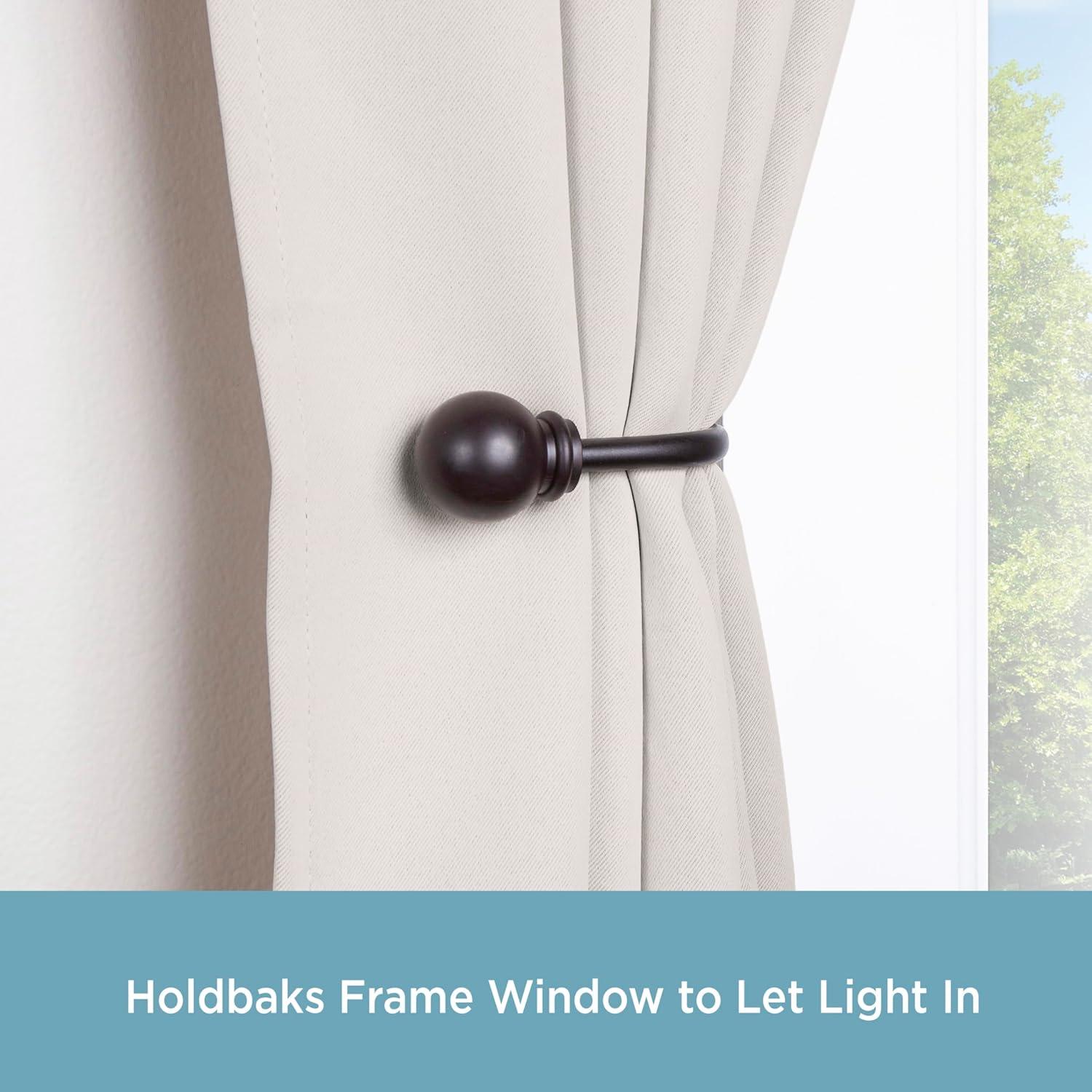 Kenney Kenney Decorative Ball Holdbacks For Curtains And Drapes (Set of 2)