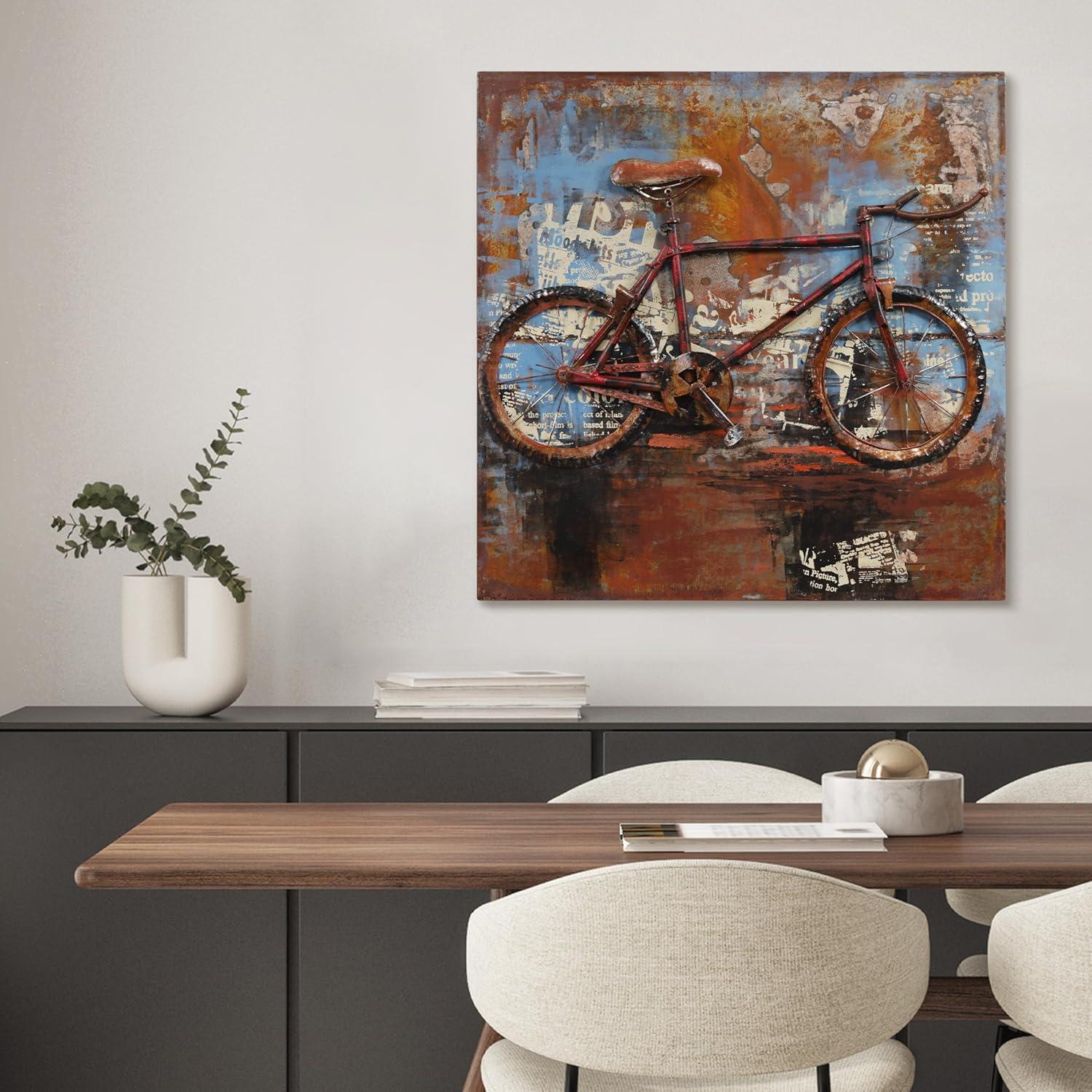 Empire Art Direct 'Biking' 3D Metal Wall Art