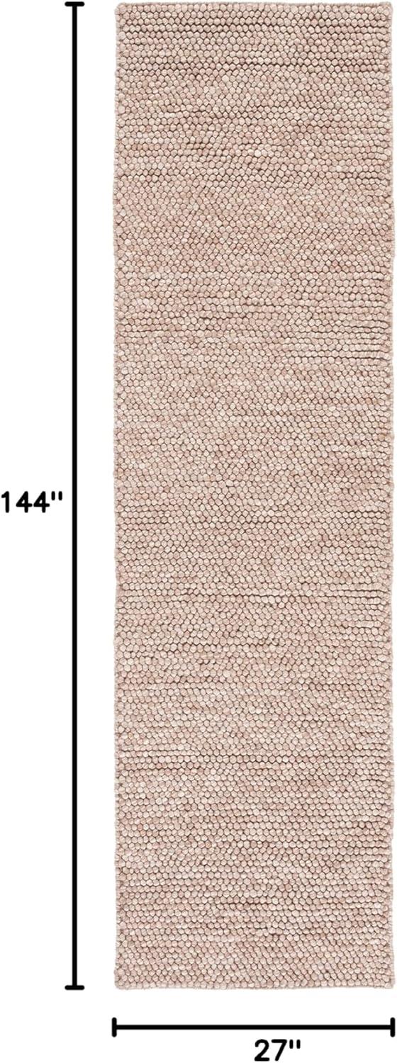 SAFAVIEH Natura Feride Geometric Runner Rug, Brown, 2'3" x 12'