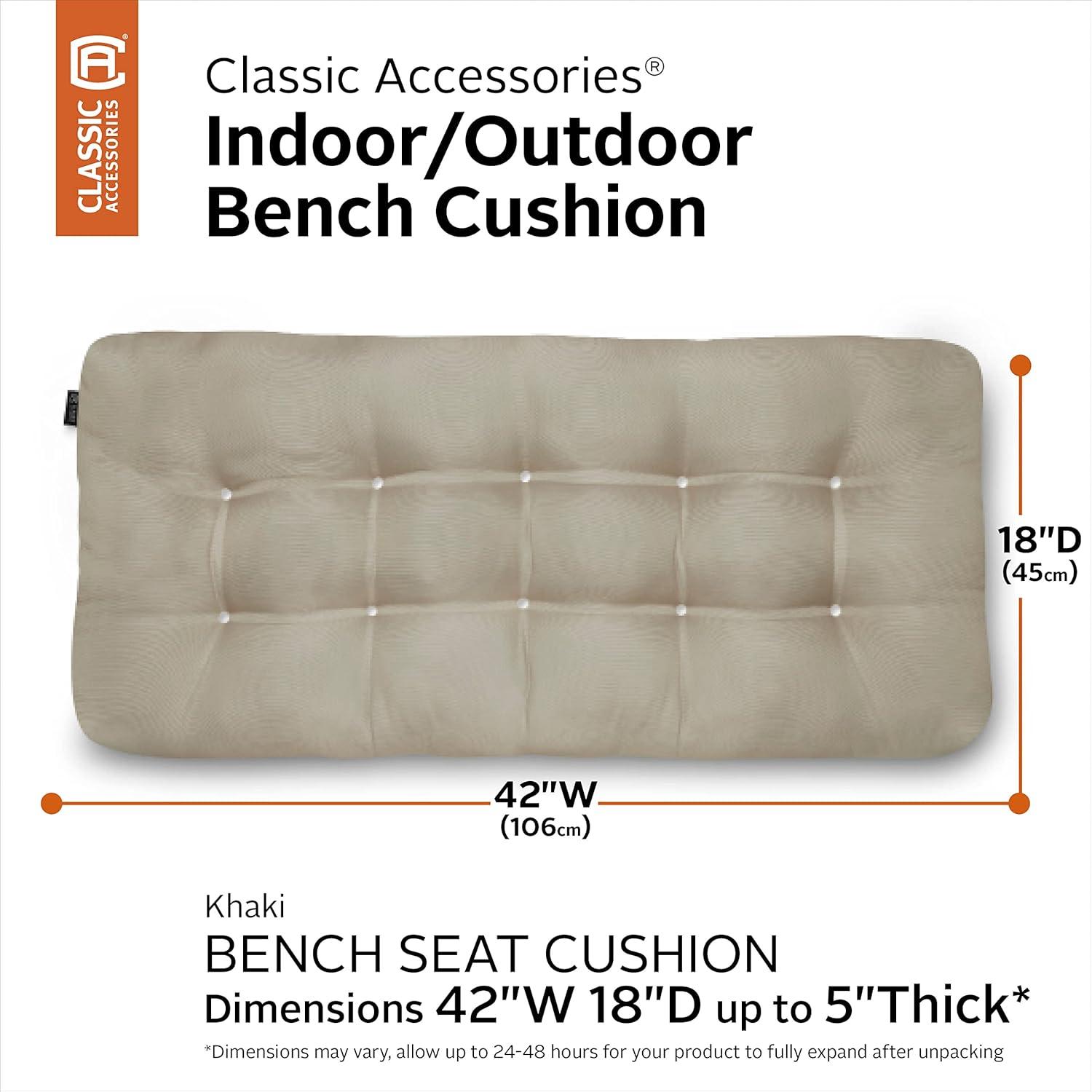 Bergholt Outdoor 5'' Bench Seat Cushion