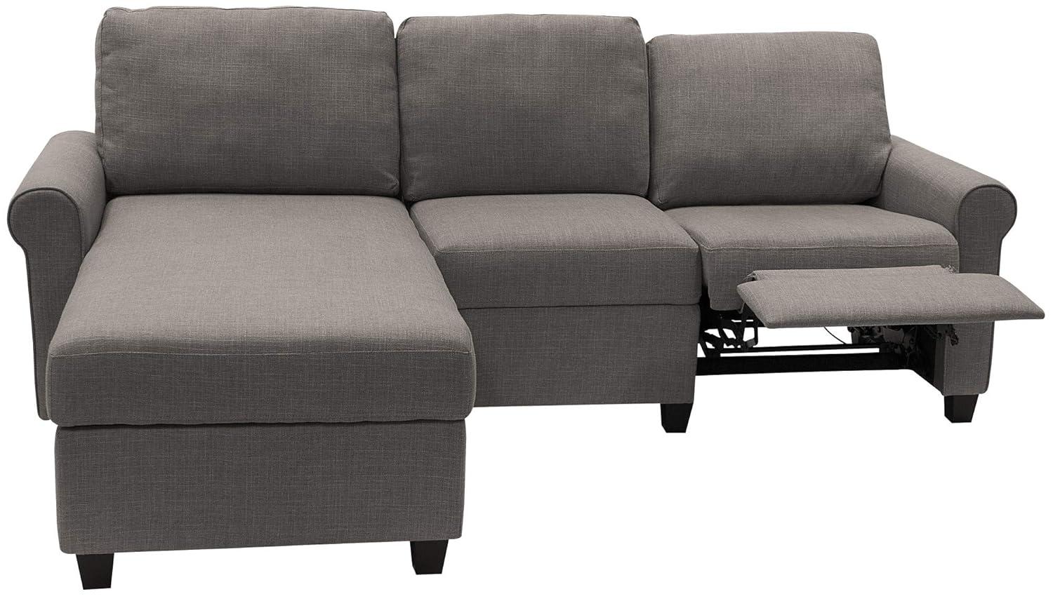 Serta Palisades Reclining Sectional Sofa with Storage Chaise