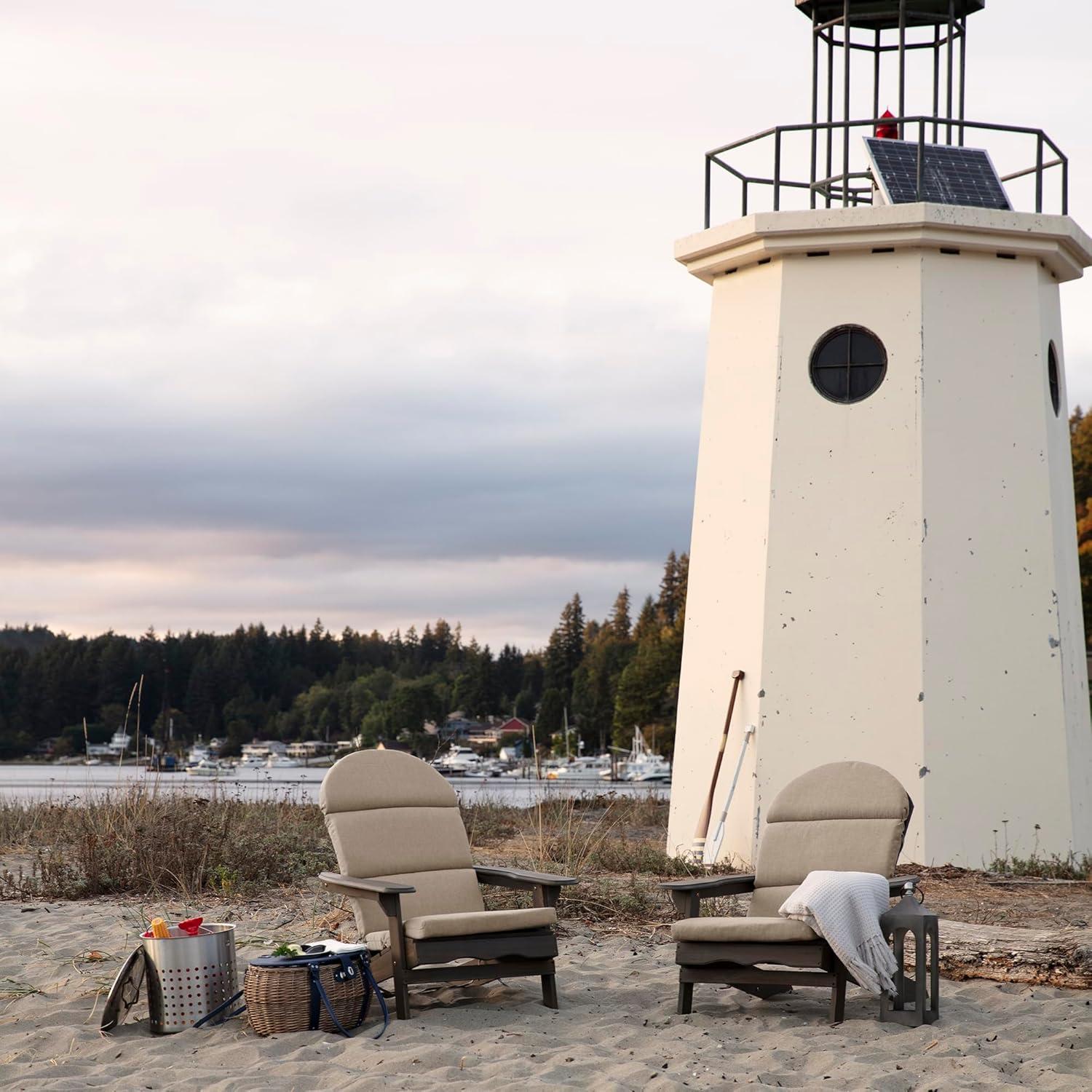 Arden Selections Oceantex Outdoor Adirondack Chair 2.5" Cushion