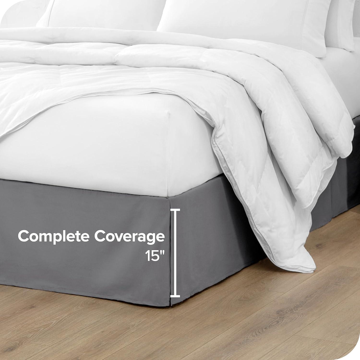 Tailored 15" Pleated Bed Skirt