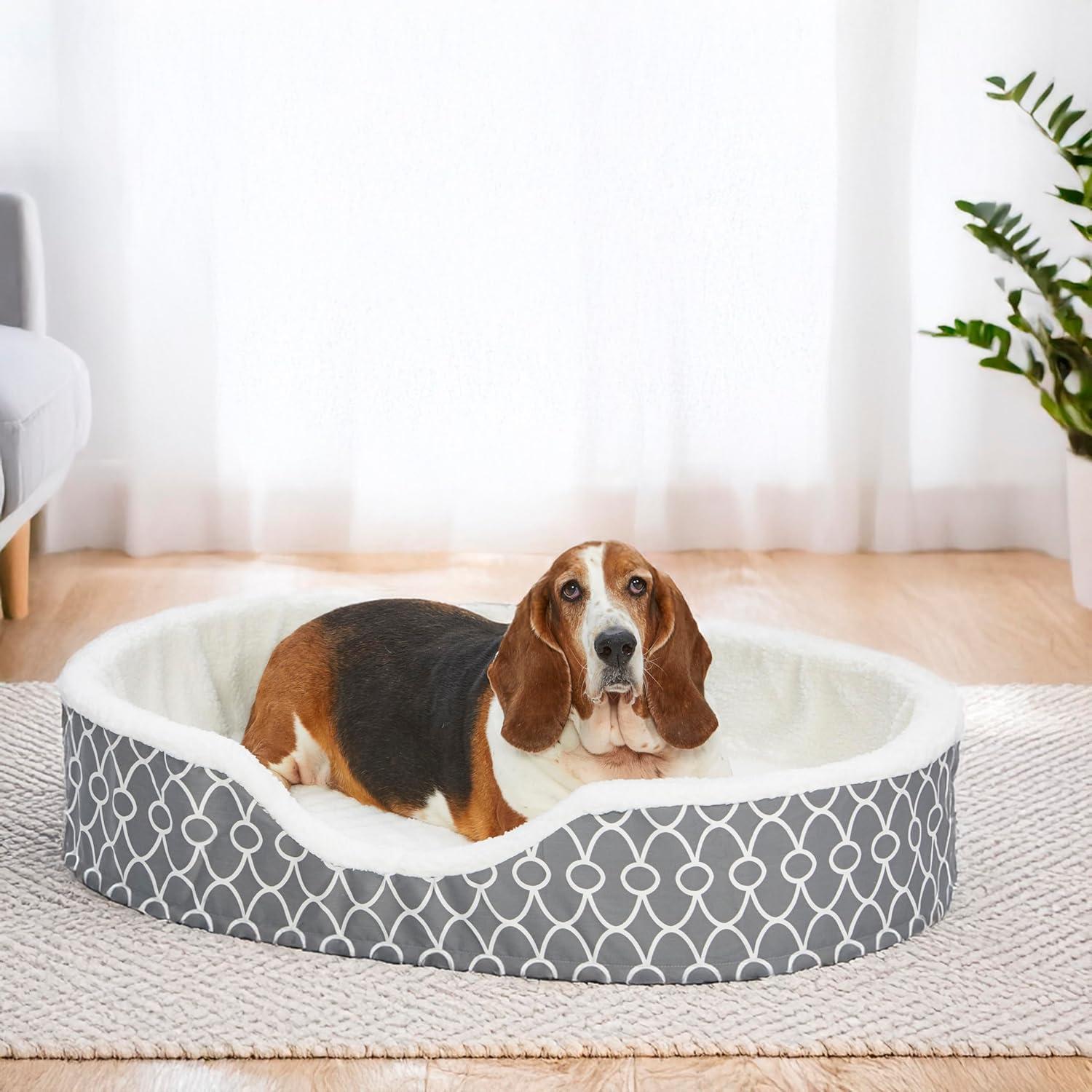Midwest Homes For Pets Quiet Time Orthoperdic Egg-Crate Nesting Pet Bed w/ Polytetrafluoroethylene Fabric Protector