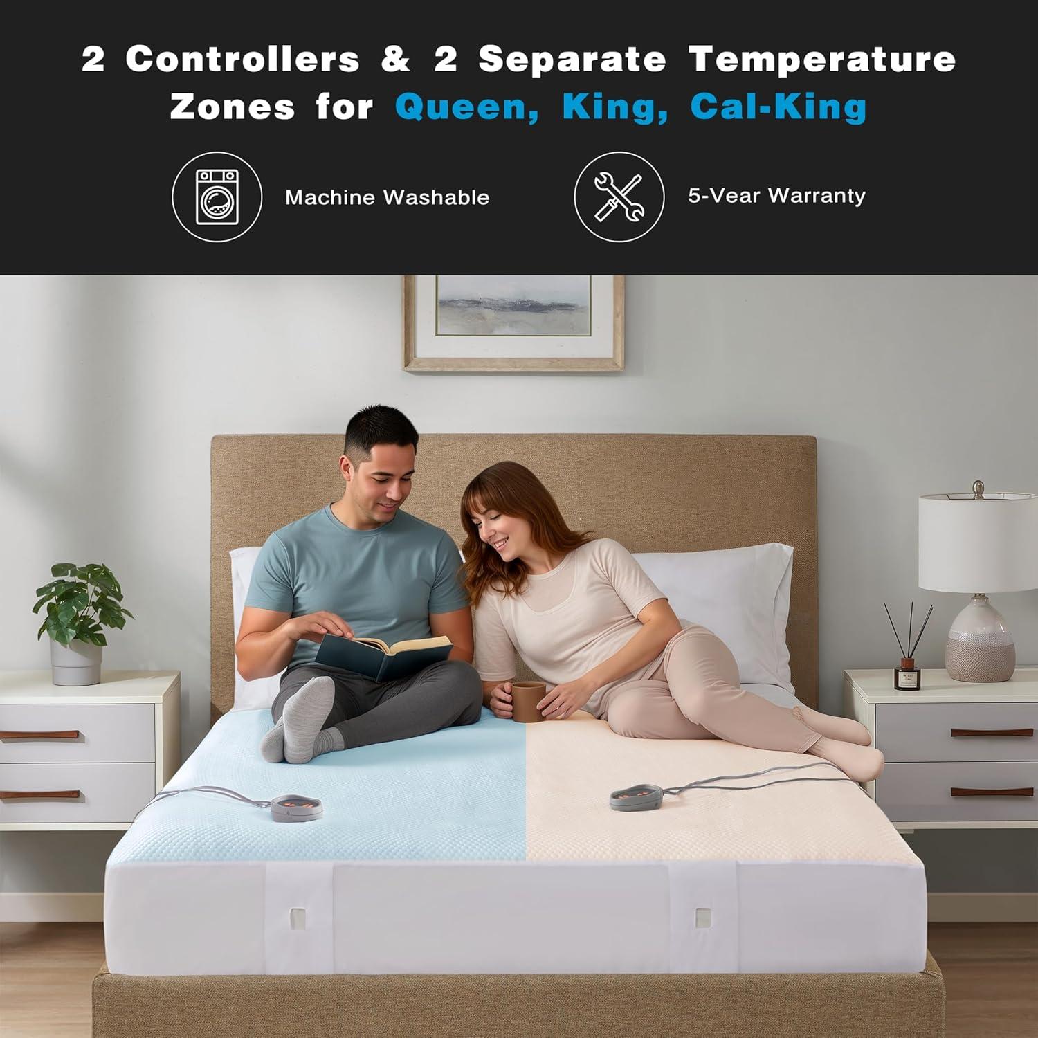 Beautyrest Cool Touch Heated Mattress Pad