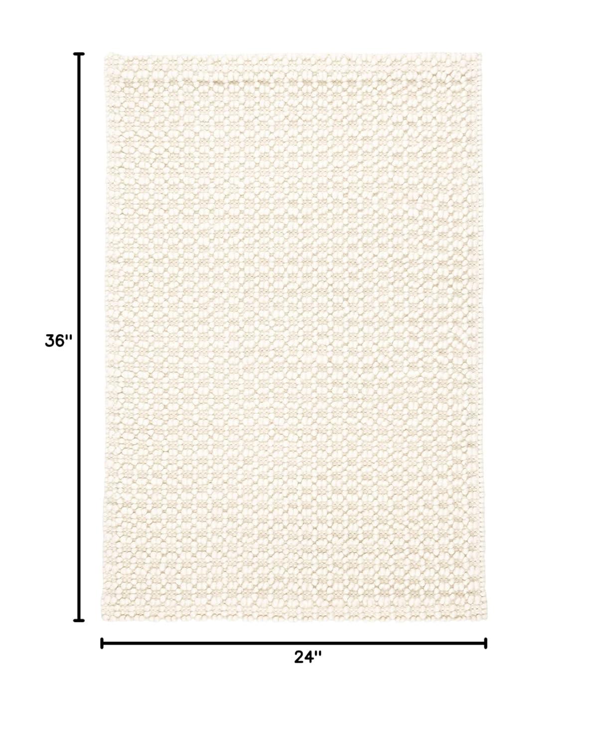 Hooper Ivory Handwoven Wool Rug
