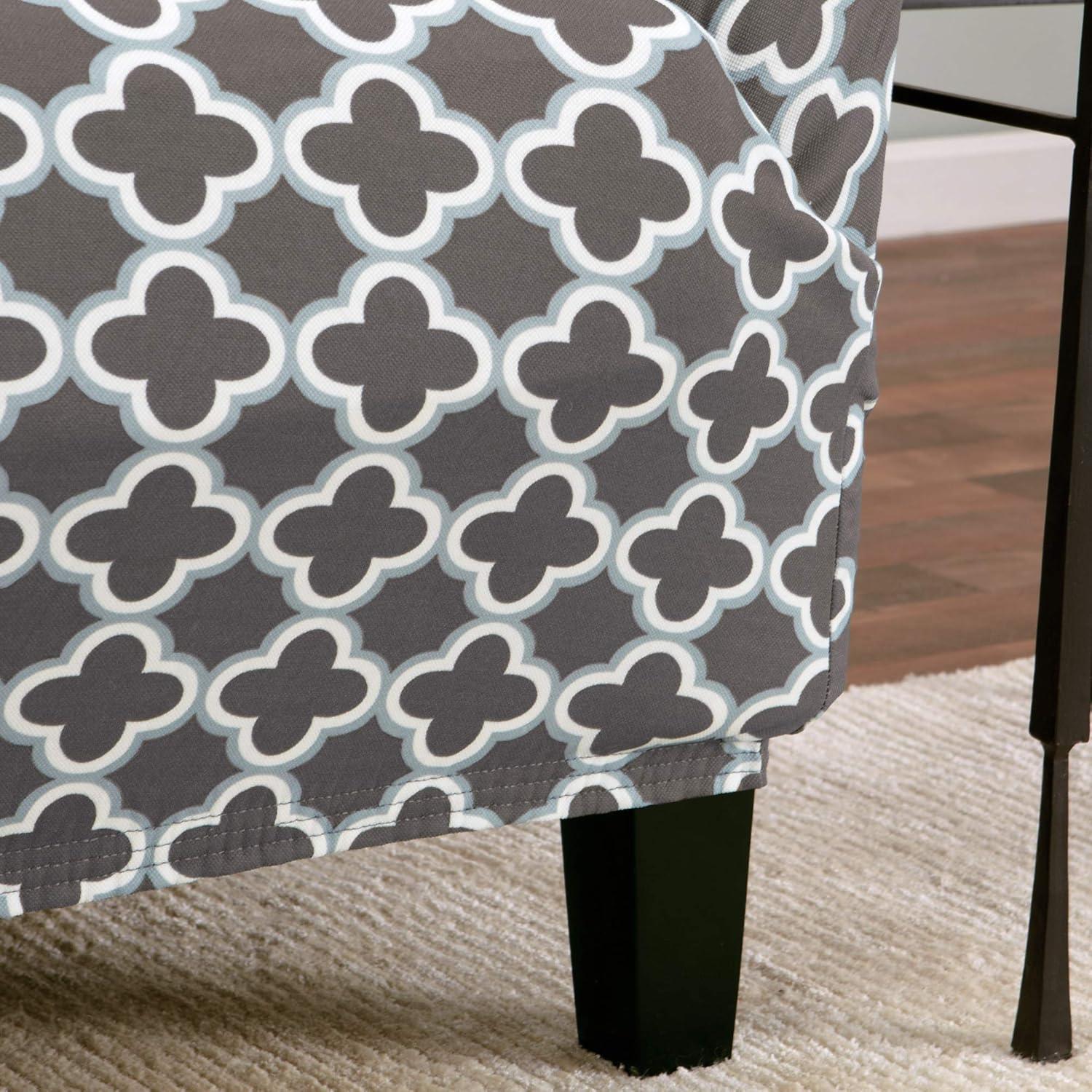 Symple Stuff Velvet Plush Stretch Chair Slipcover