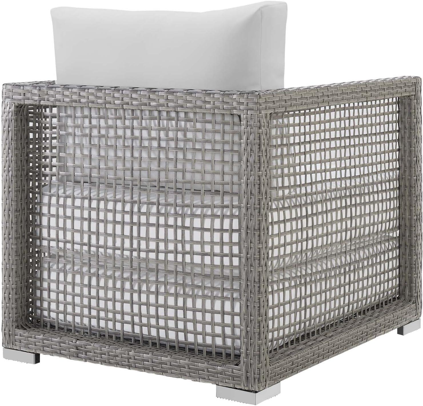 Modway Aura Rattan Outdoor Patio Armchair